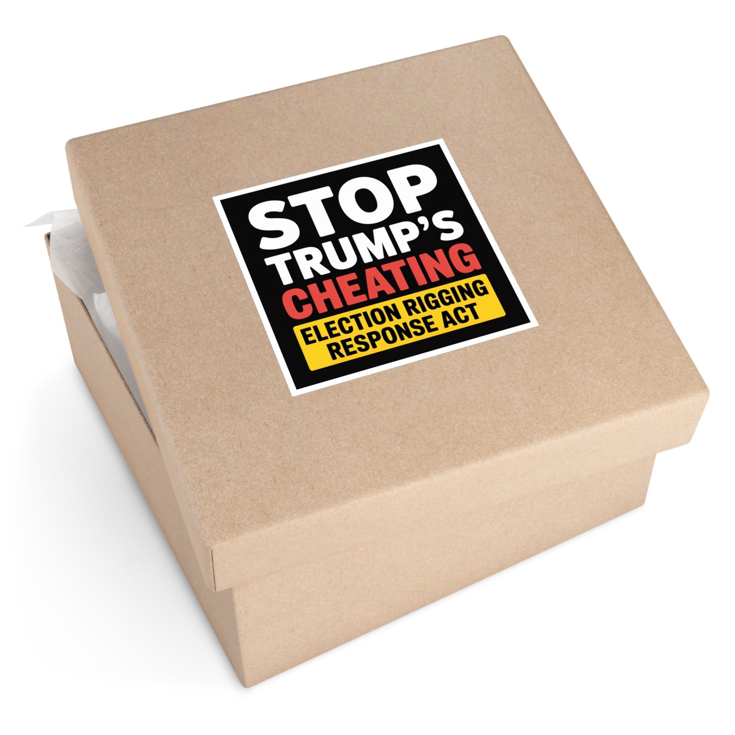 Election Rigging Response Act Sticker, Prop 50 Sticker, Stop Trump's Cheating, Fair Maps Sticker, Indoor/Outdoor, Multiple Sizes