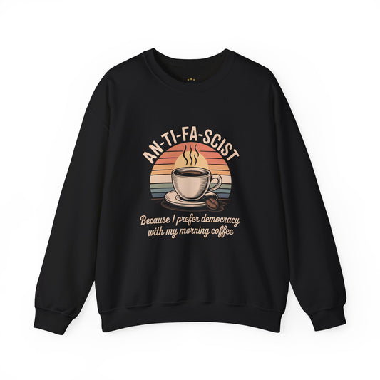 Funny Antifa Sweatshirt, Anti Fascist Sweatshirt, Anti Fascism Sweatshirt, Funny Anti Trump Sweatshirt, Unisex Style, Multiple Colors, Free Shipping,