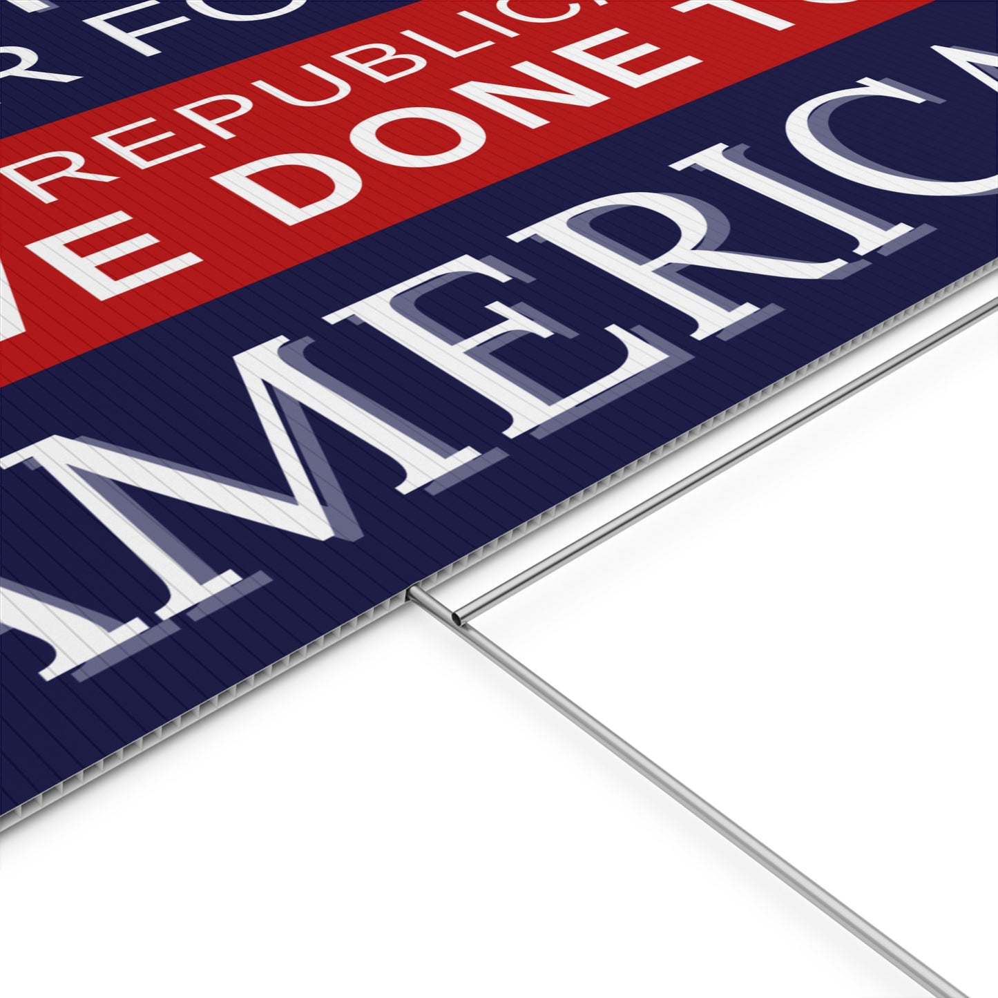 Anti Trump Yard Sign | Protest Sign | Anti Trump Sign | Political Yard Sign - Print on Both Sides - 18" x 24"
