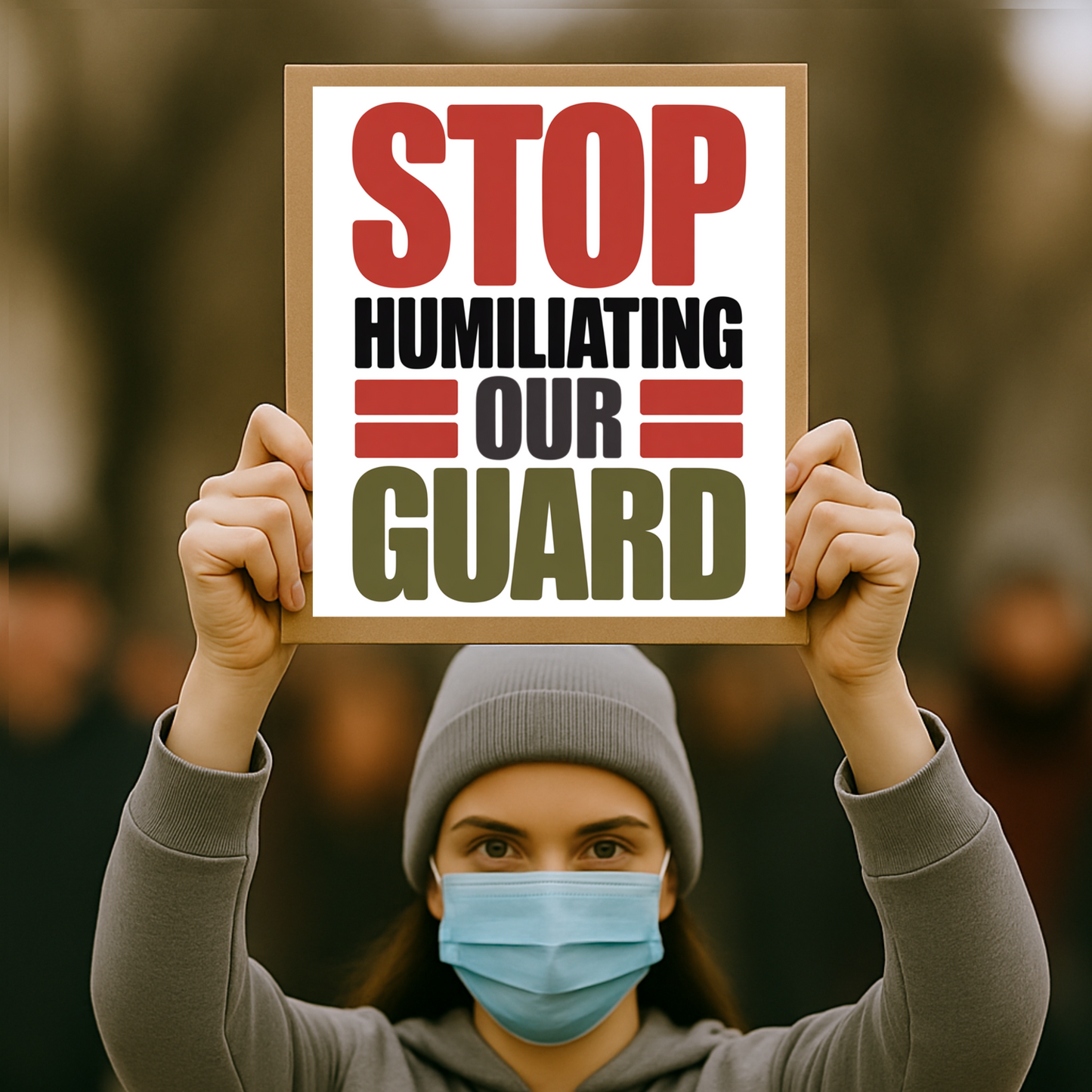 National Guard Protest Signs, Stop Trump Takeover Protest Signs, 3 Signs Included, High Res Printable Protest Signs, Anti Trump Protest Signs