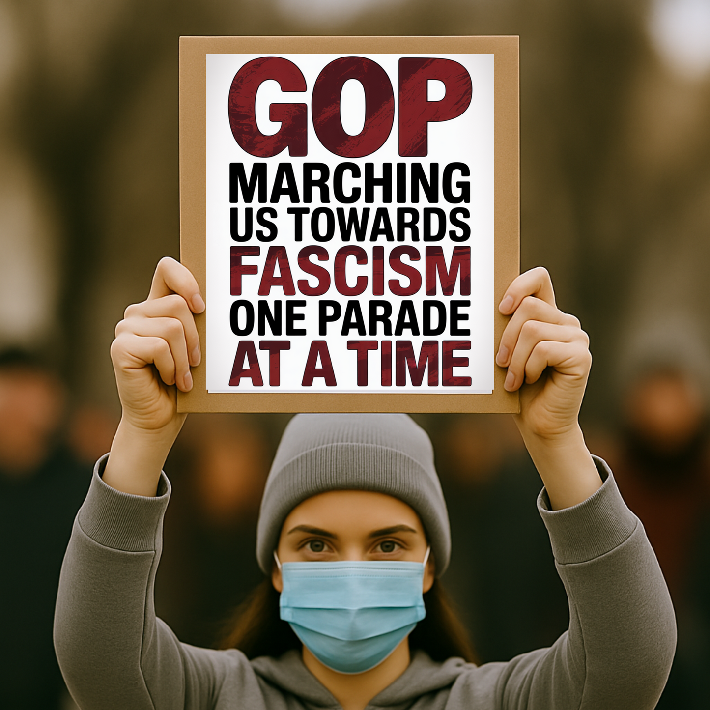 No Kings Protest Signs, Hands Off Protest Signs, 3 Signs Included, 8.5" x 11", Print at Home and Glue to Cardboard, Anti Trump Protest Signs