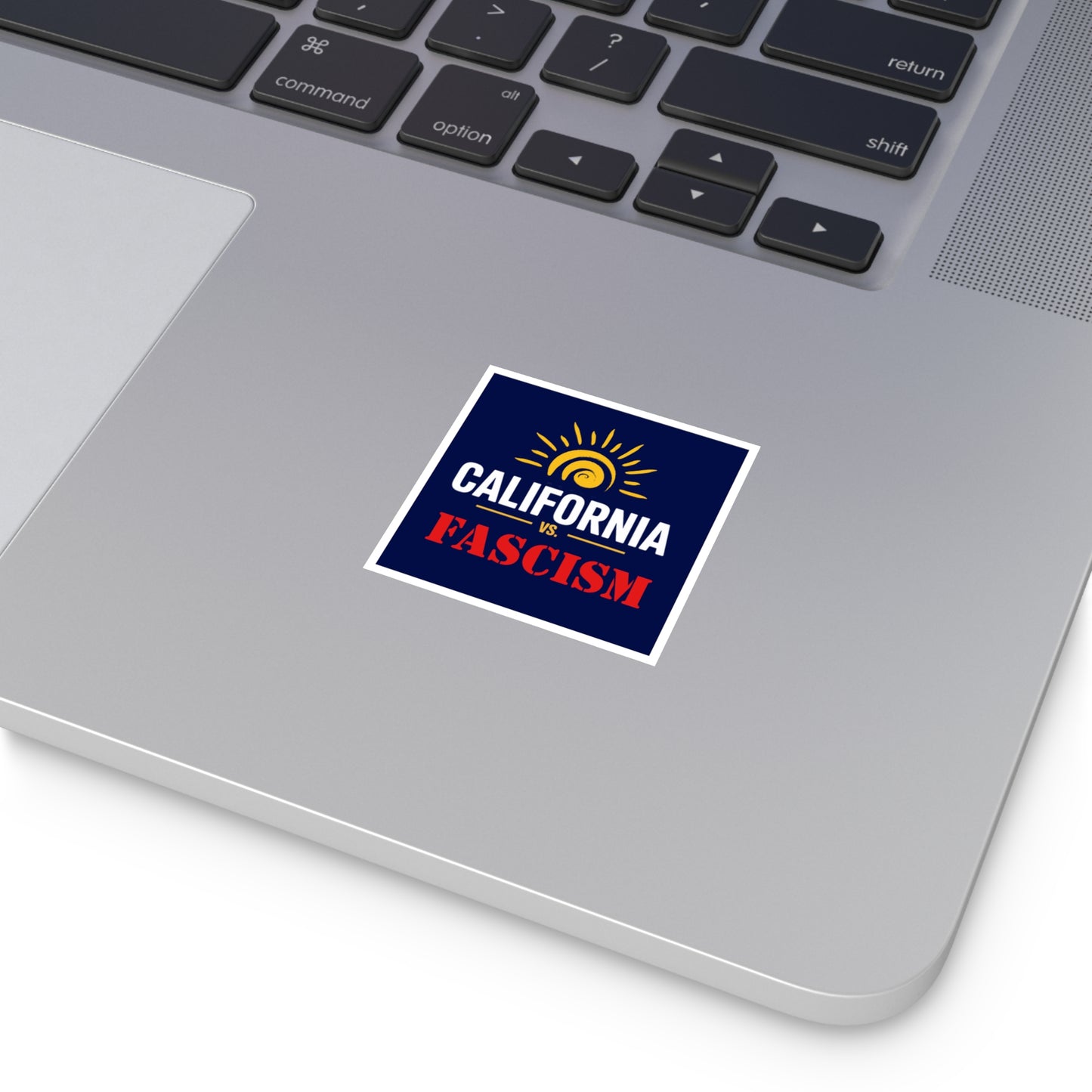California vs. Fascism Sticker, Election Rigging Response Act Sticker, Prop 50 Sticker, Indoor/Outdoor, Multiple Sizes