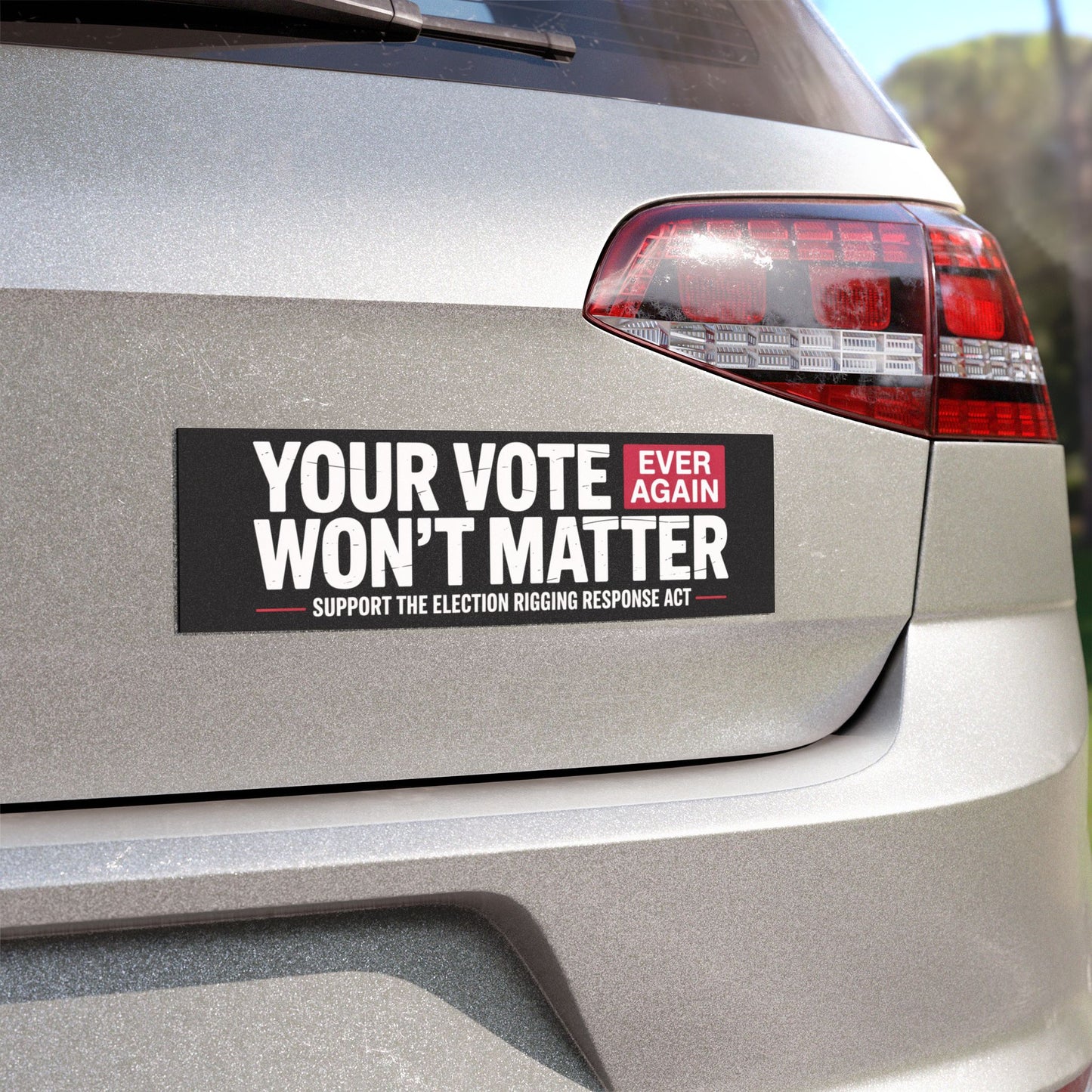 Election Rigging Response Act Car Magnet, Prop 50 Car Magnet, Election Rigging Magnet, CA Protest Sign, Free Shipping
