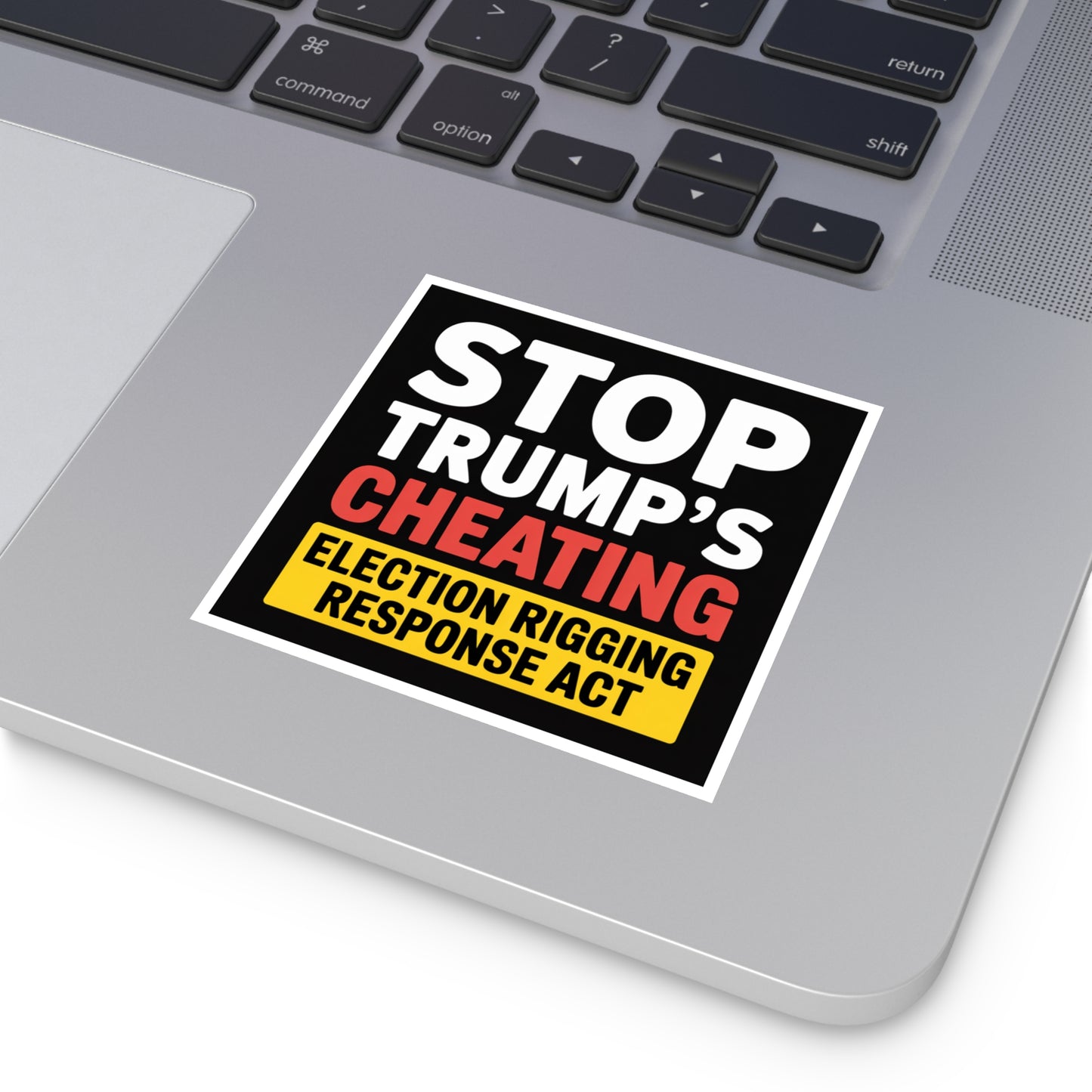 Election Rigging Response Act Sticker, Prop 50 Sticker, Stop Trump's Cheating, Fair Maps Sticker, Indoor/Outdoor, Multiple Sizes