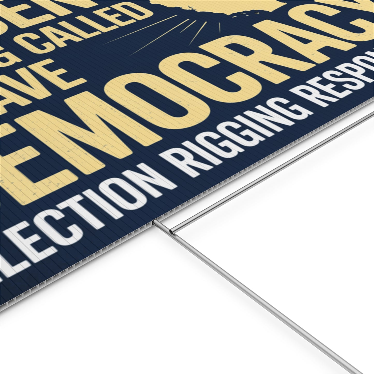 Election Rigging Response Act Yard Sign, Gerrymandering Yard Sign, Gerrymander Sign, CA Protest Sign, California Signs