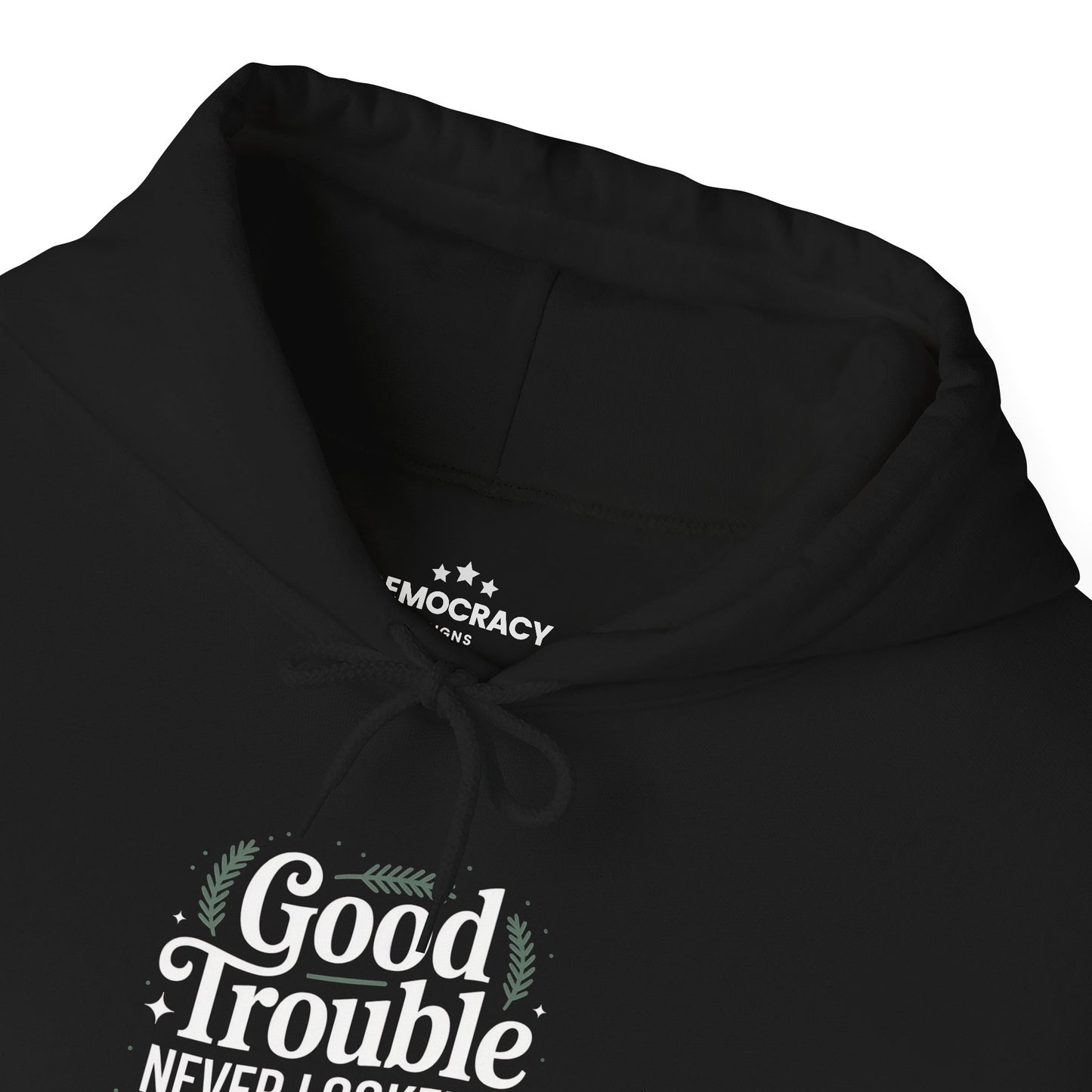 Good Trouble Never Looked So Festive Hoodie, Merry Resistmas Hoodie, Holiday Hoodie, Christmas Hoodie, Resistance Hoodie, Free Shipping