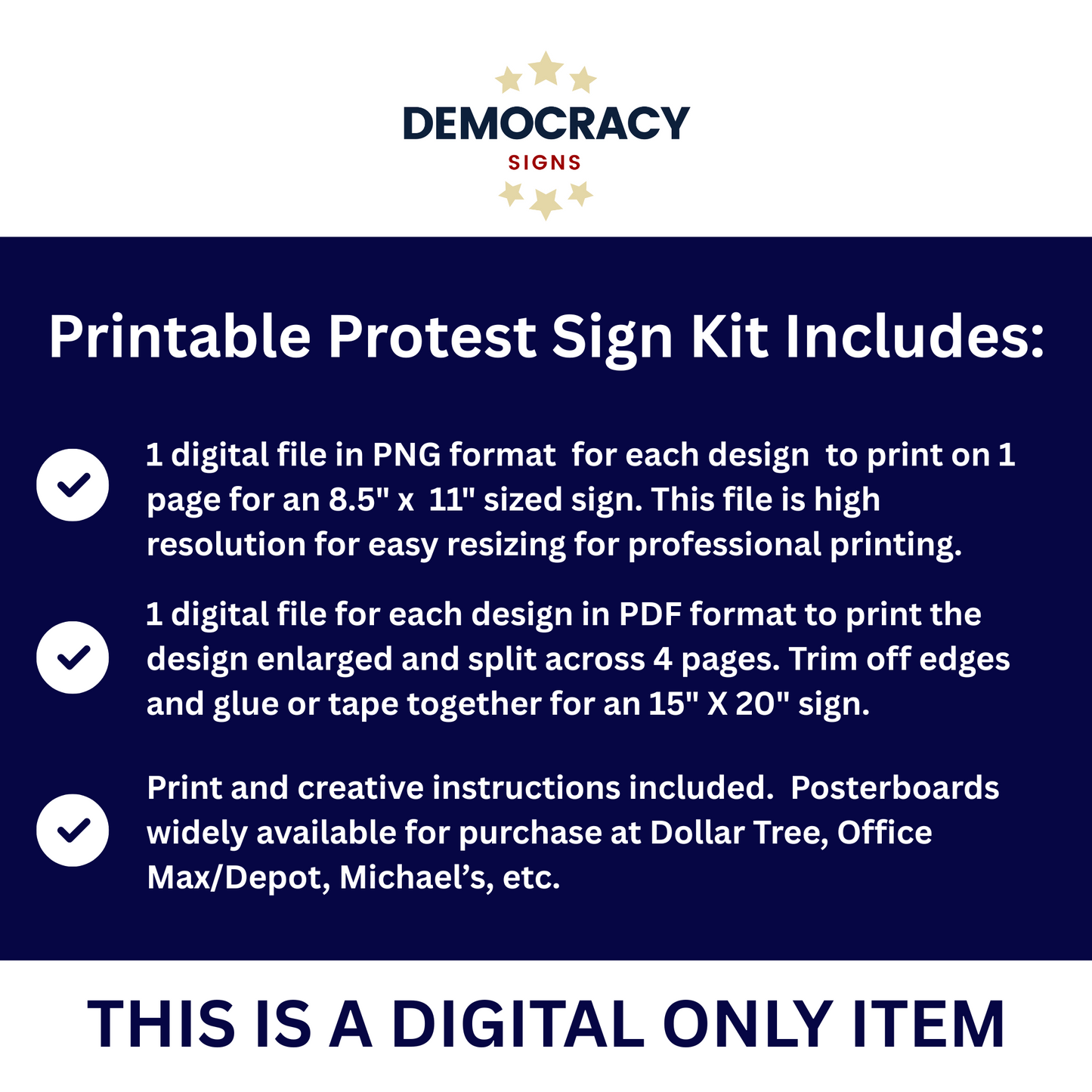 Free Protest Signs, Veterans Against Trump Protest Signs 2 Sizes - Print at Home and Glue to Cardboard, Anti Trump Signs, Printable Protest Signs