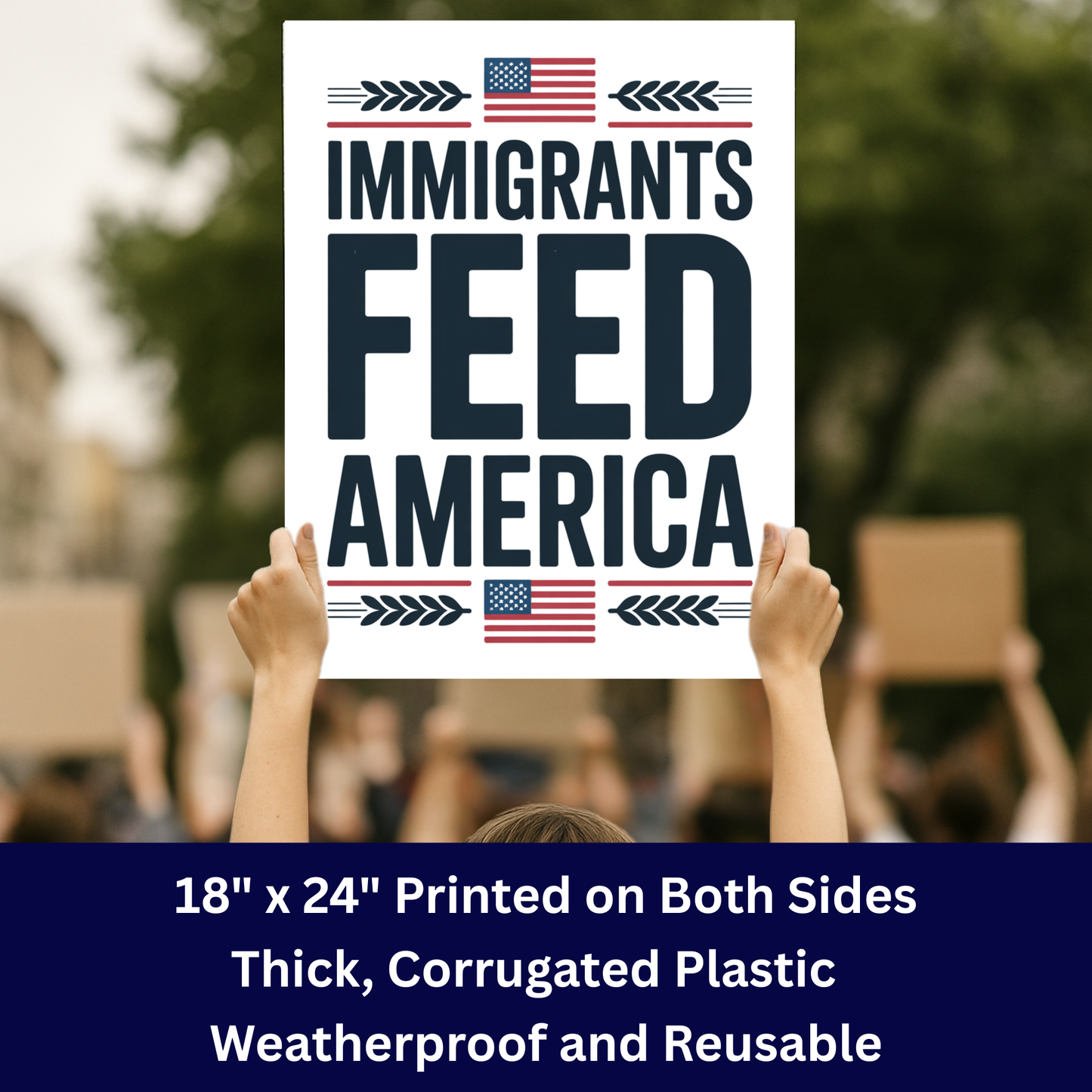ICE Protest Signs β Wholesale Sign Packs - 18β³Γ 24β³ - High Profit Margin