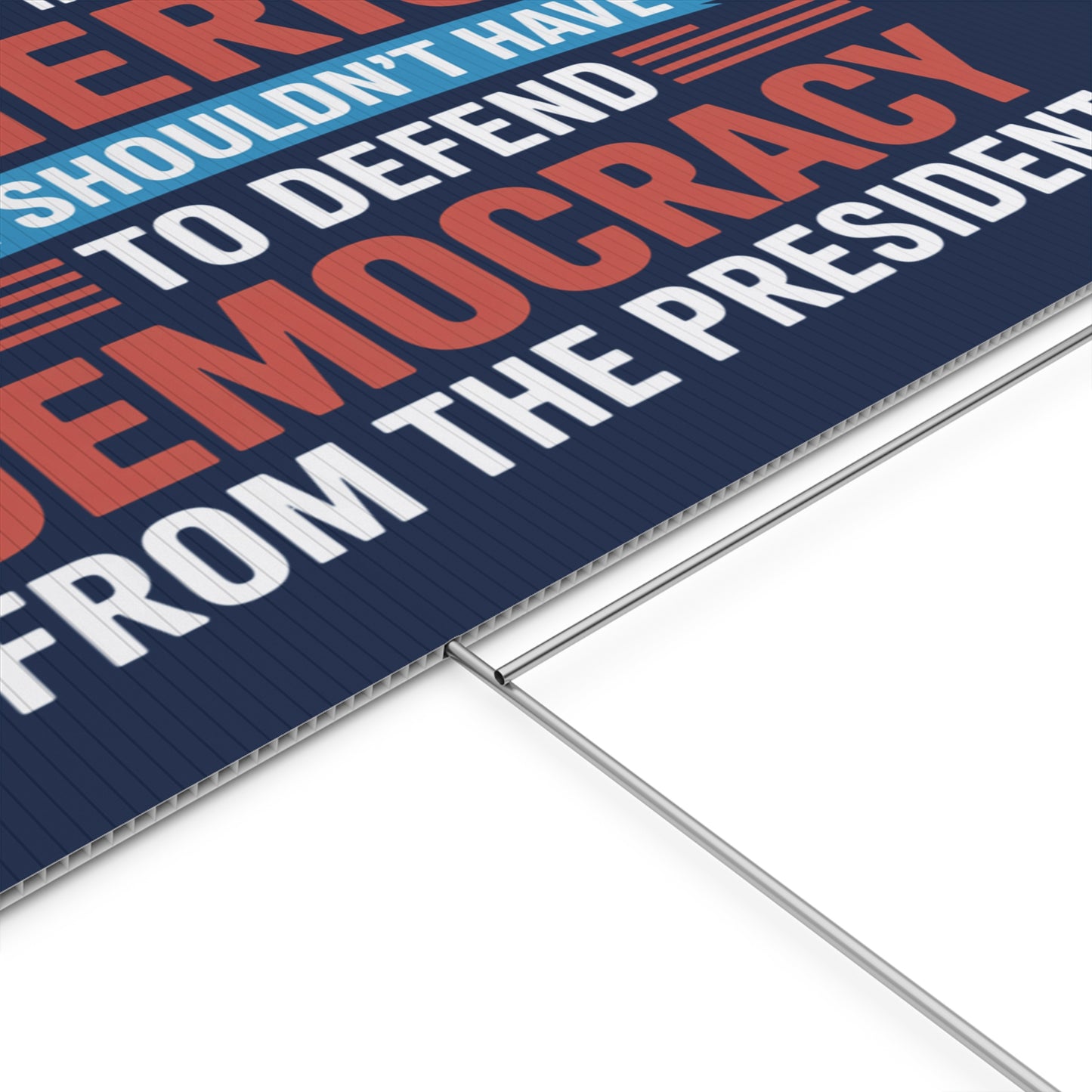 Defend Democracy Yard Sign, Resistance Yard Sign, Protest Signs, Anti Trump Signs, Resist Signs, Signs for Protest, Multiple Sizes