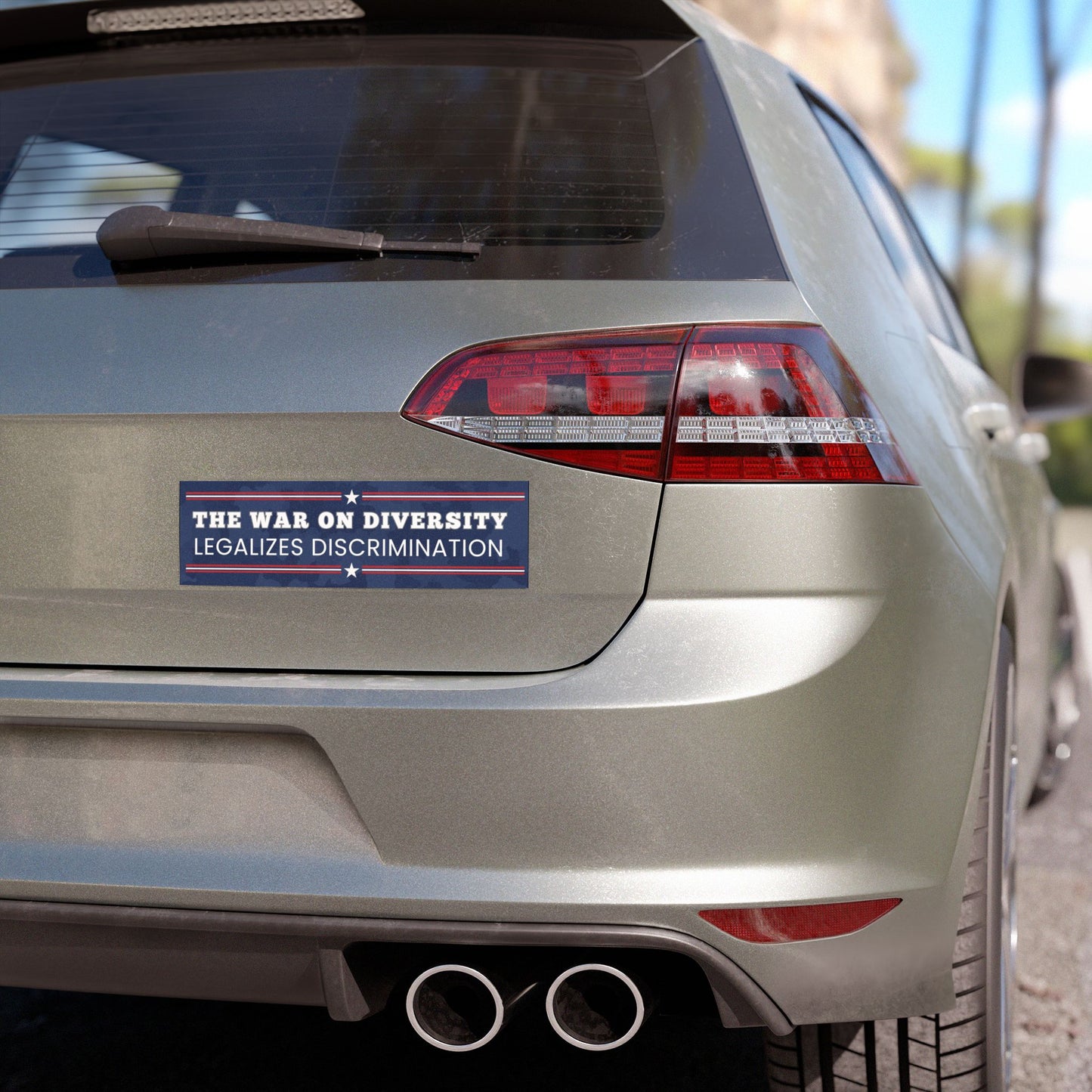 War on Diversity Magnet, Anti Trump Magnet, Trump Voters Magnet, Anti-Trump Magnet, Free Shipping, Democracy Magnet, Political Magnet