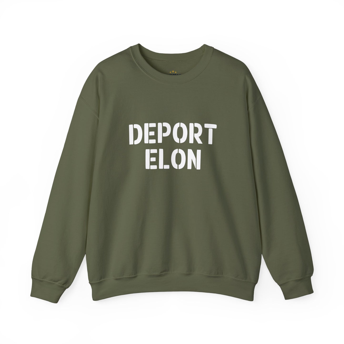Deport Elon Sweatshirt, Unisex, Pro-Democracy Design, Cotton/Polyester Blend
