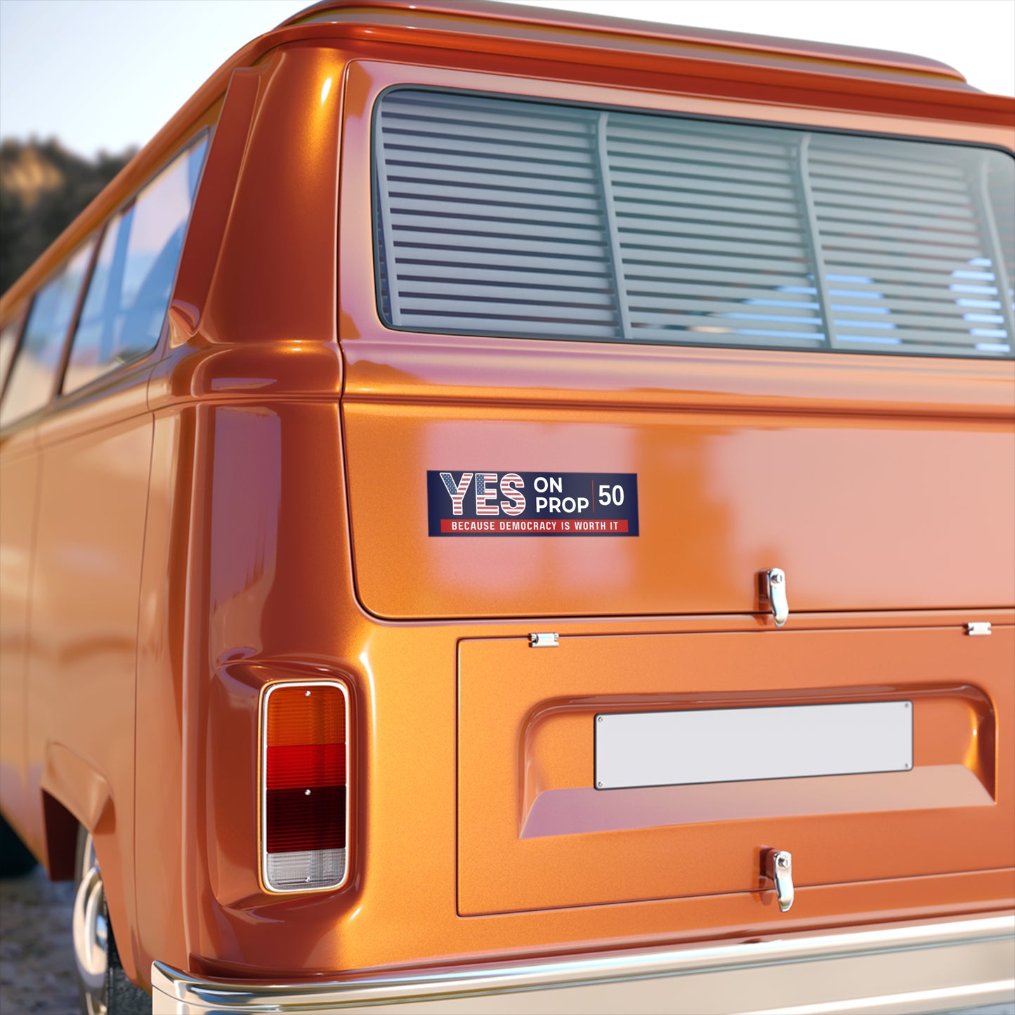 Yes on Prop 50 Bumper Sticker, Election Rigging Response Act Bumper Sticker, Free Shipping