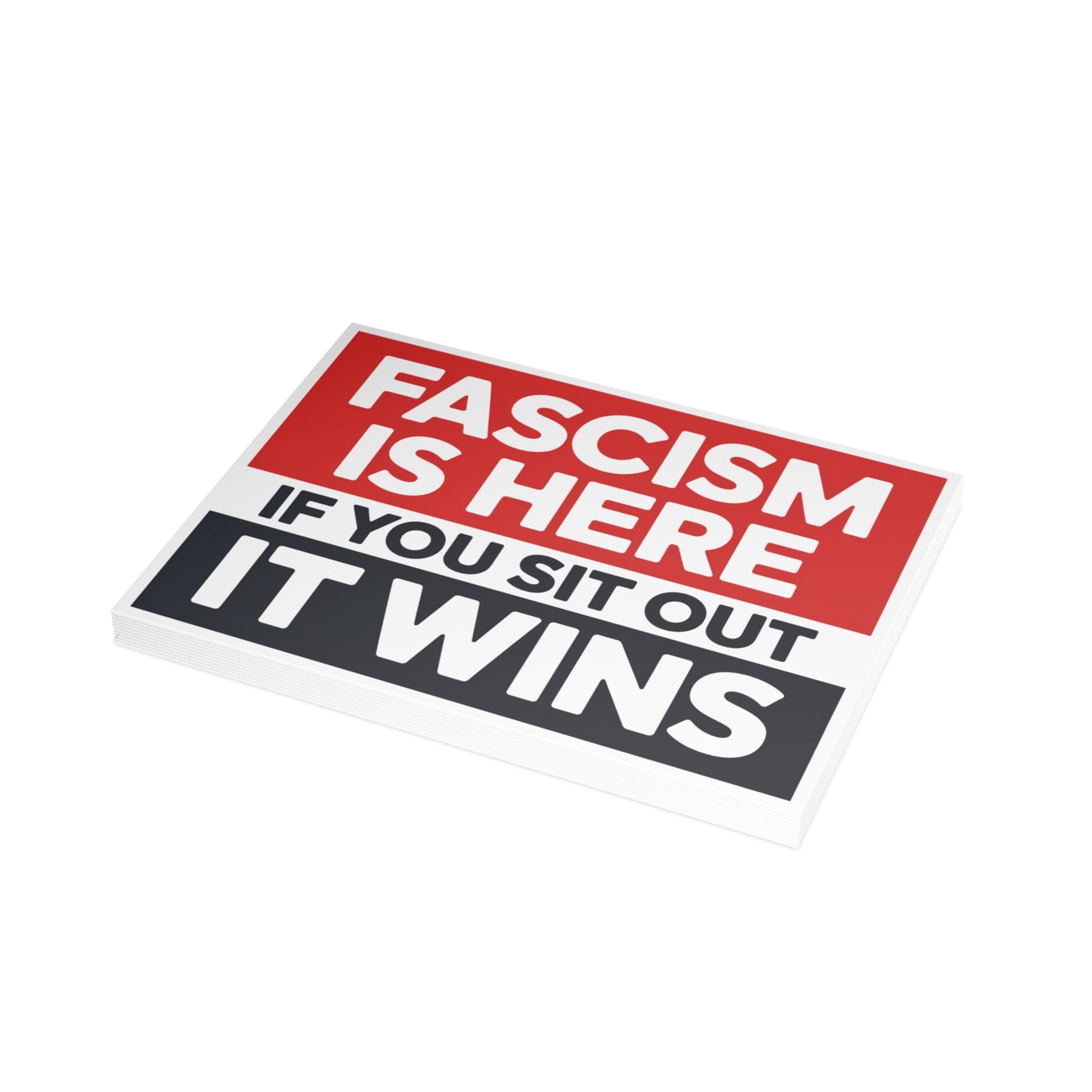 Political Postcards, No Envelopes, Social Justice Postcards, Democracy Postcards, Resistance Postcards, 6.25" x 4.6", 10, 30, 50 Pack