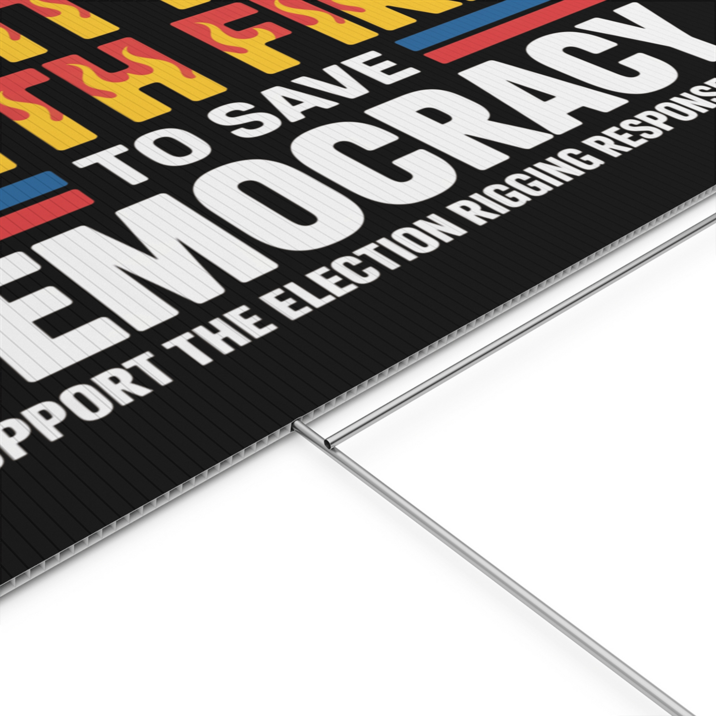 Prop 50 Yard Signs, 5 Pack, All 5 Designs Included, Election Rigging Response Act Yard Signs