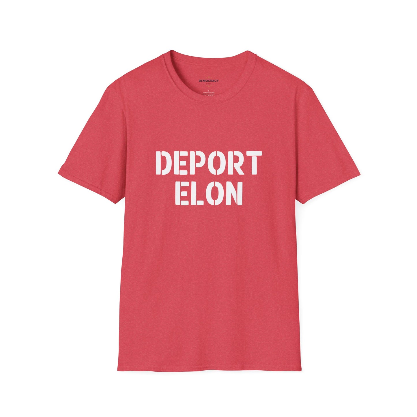 Deport Elon T-shirt, Anti-Trump Shirt, Unisex, 100% Cotton, Multiple Colors