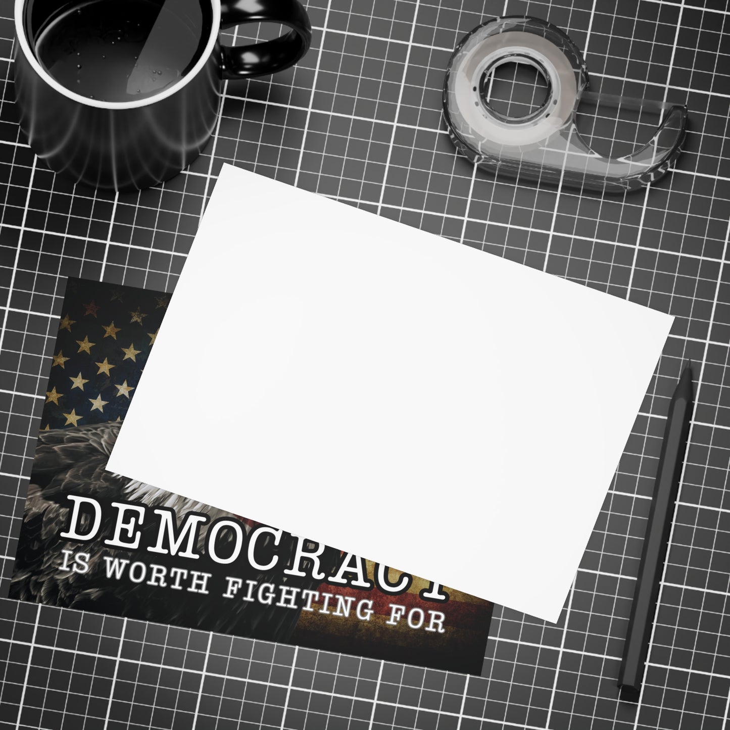 Political Notecards, Political Postcards w/Envelopes, 10, 30 or 50 Packs, 5" x 7", Vote Postcards, Social Justice Postcards, Resistance Postcards
