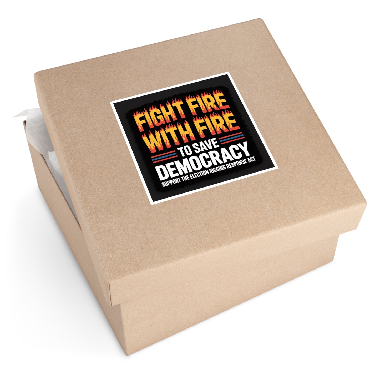 Election Rigging Response Act Sticker, Prop 50 Sticker, Stop Trump's Cheating, Fair Maps Sticker, Indoor/Outdoor, Multiple Sizes