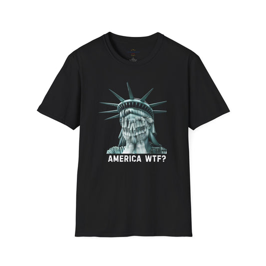 Anti-Trump America WTF T-shirt – Unisex, Soft Cotton, Pro-Democracy Free Shipping