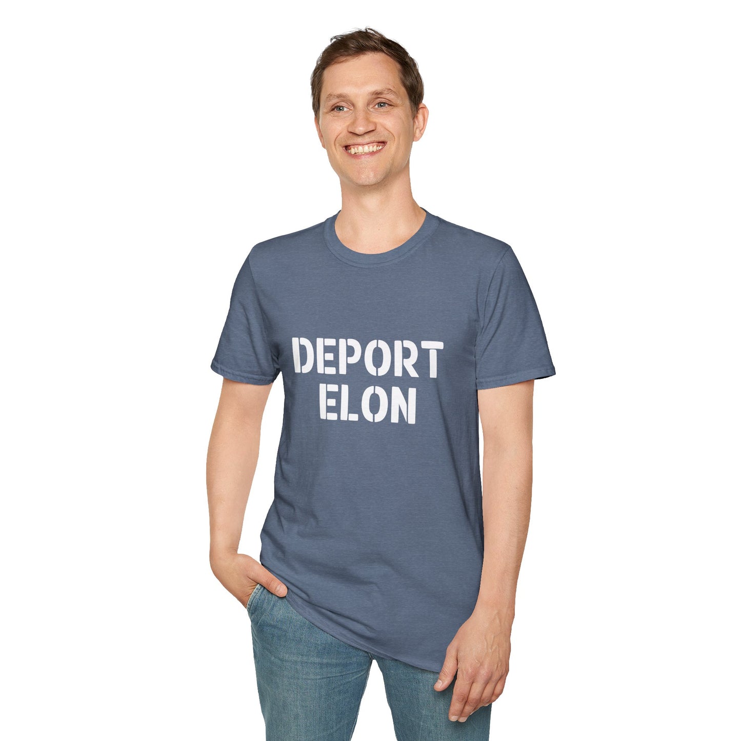Deport Elon T-shirt, Anti-Trump Shirt, Unisex, 100% Cotton, Multiple Colors