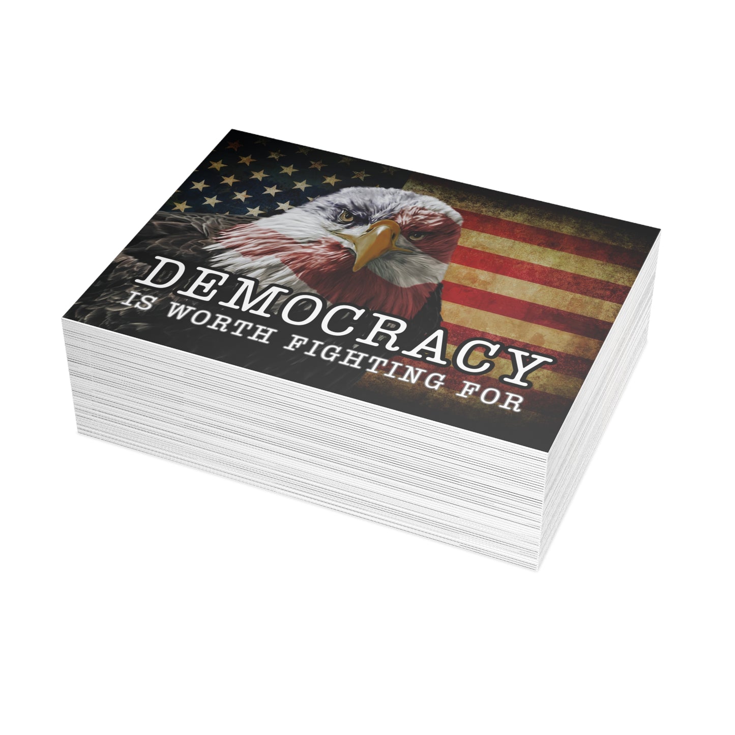 Political Postcards, No Envelopes, Social Justice Postcards, Democracy Postcards, Resistance Postcards, 6.25" x 4.6", 10, 30, 50 Pack