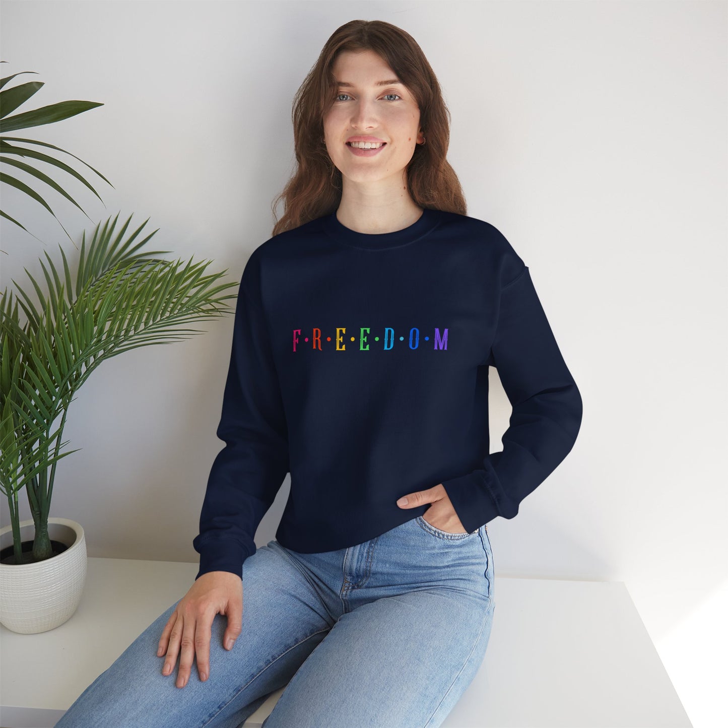 Equality is Freedom, Long Sleeve Shirt, Unisex Style, Soft, 100% Cotton, Equality Shirt, Pride Shirt, Democracy Clothing, Democracy Gift