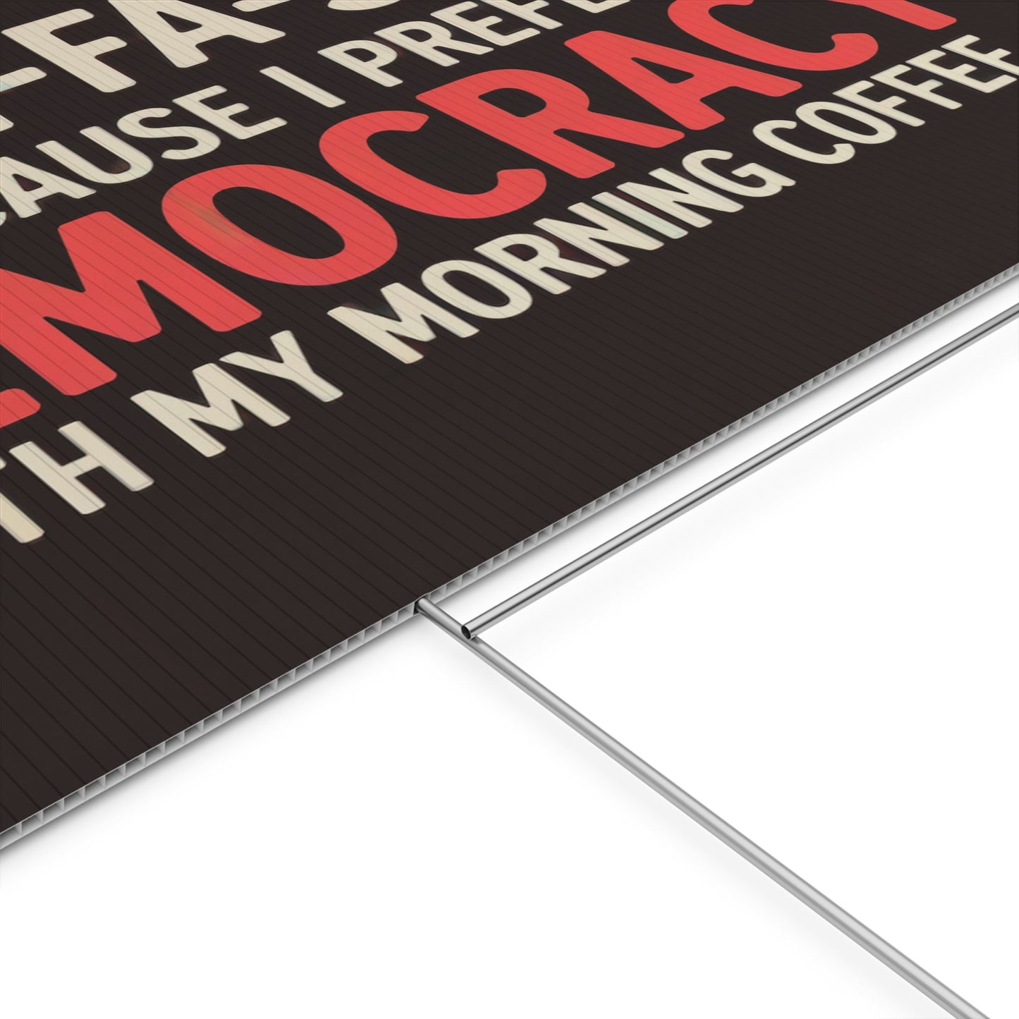 Civic Statement Wholesale Custom Yard Signs – 24″×18″ Double-Sided Weatherproof Political Signs w/H Stakes