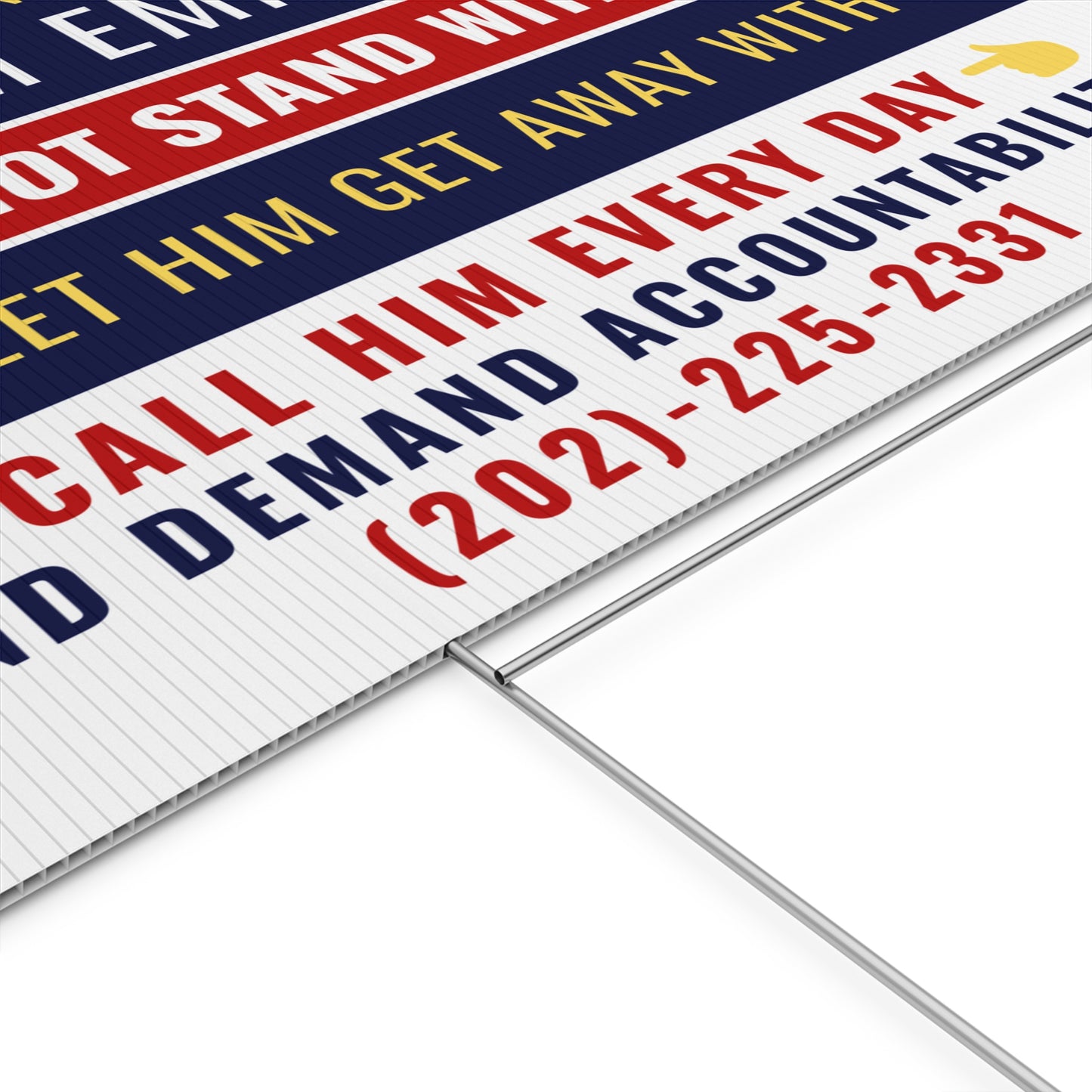 Minnesota Congressman Tom Emmer 24" x 18" Yard Signs w/H Stakes - Bulk Orders - Low Minimum Quantity - Free Shipping