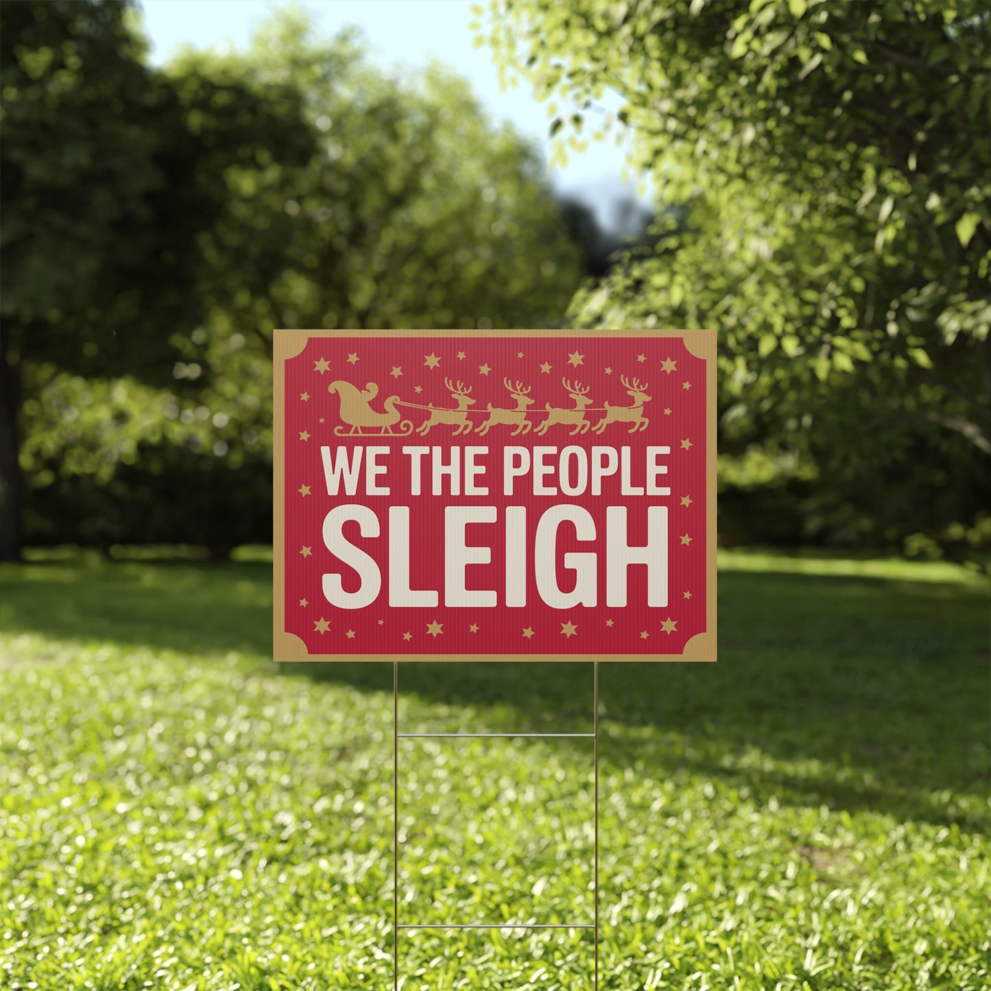 Wholesale Holiday Yard Signs - Funny Political and Civic Education - Unique, Retail Tested, High Profit Margin