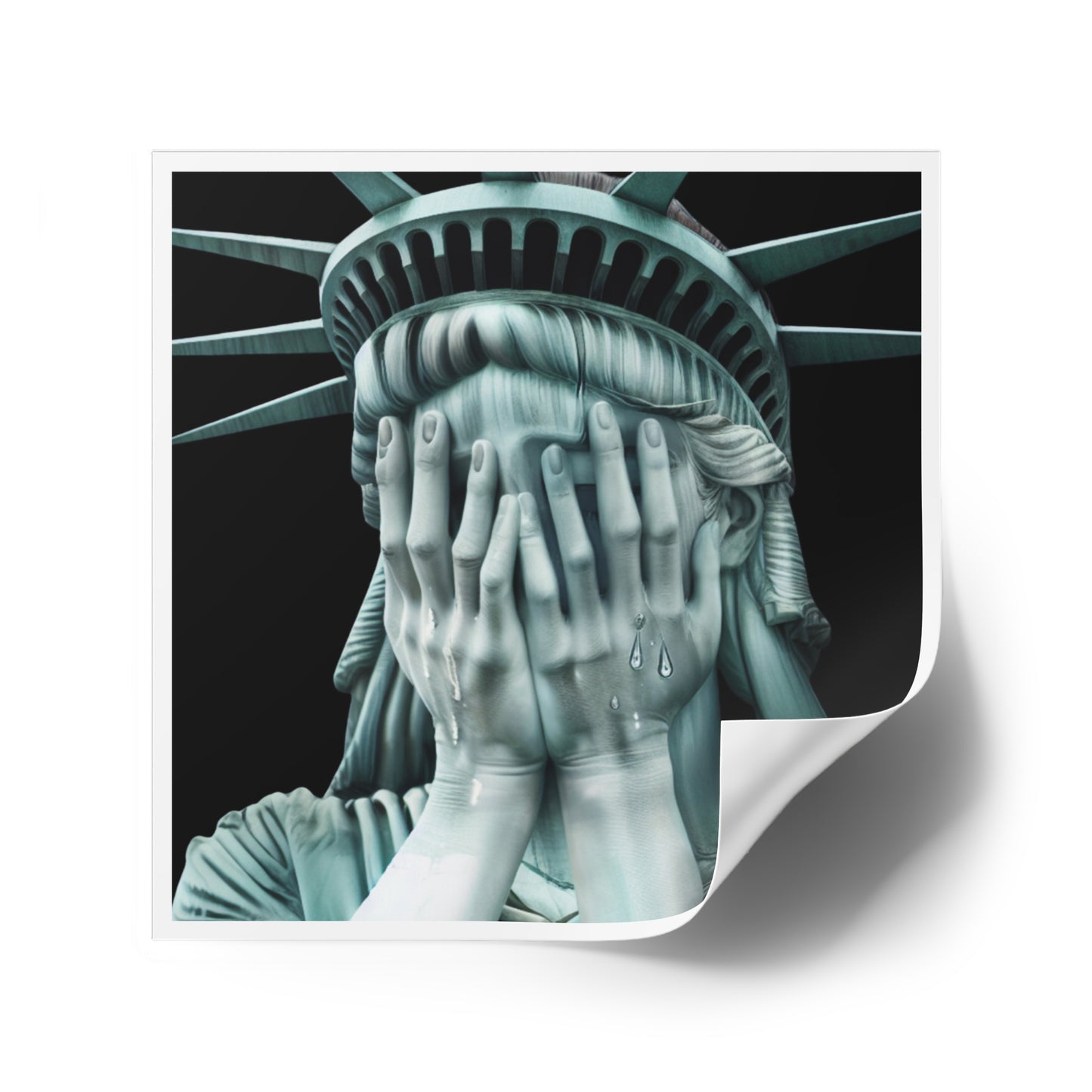 Civic Statement Wholesale Stickers 4" x 4" Gloss Weatherproof Vinyl - Top Selling Design - High Profit Margin