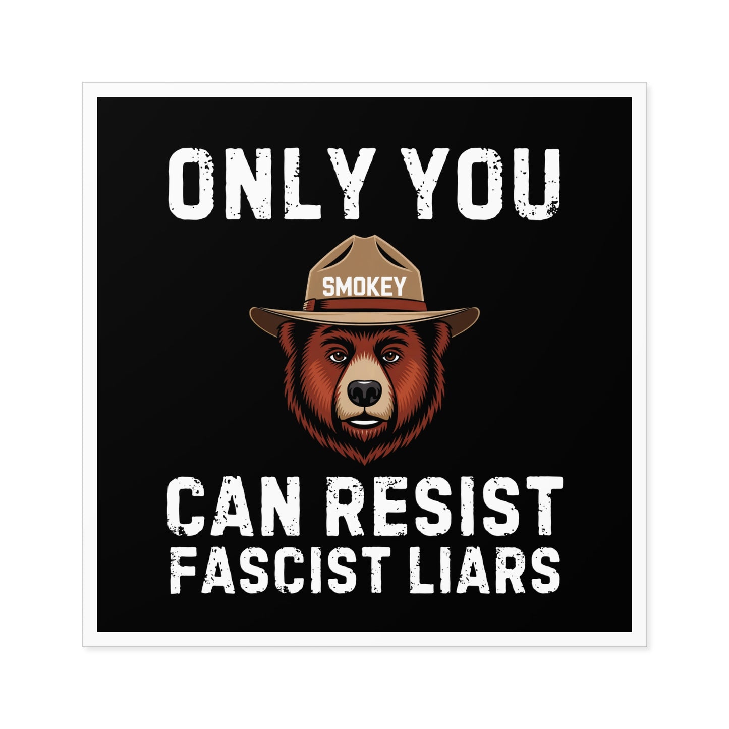 Civic Statement Wholesale Stickers 4" x 4" Gloss Weatherproof Vinyl - Top Selling Design - High Profit Margin