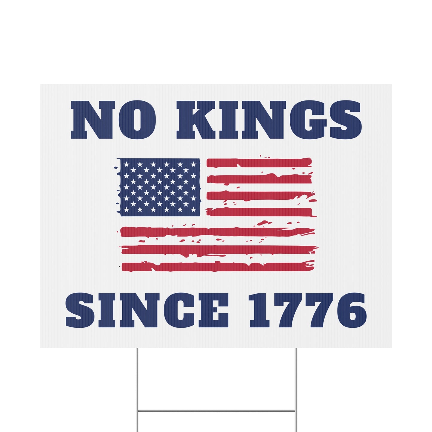 Civic Statement Wholesale Custom Yard Signs – 24″×18″ Double-Sided Weatherproof Political Signs w/H Stakes