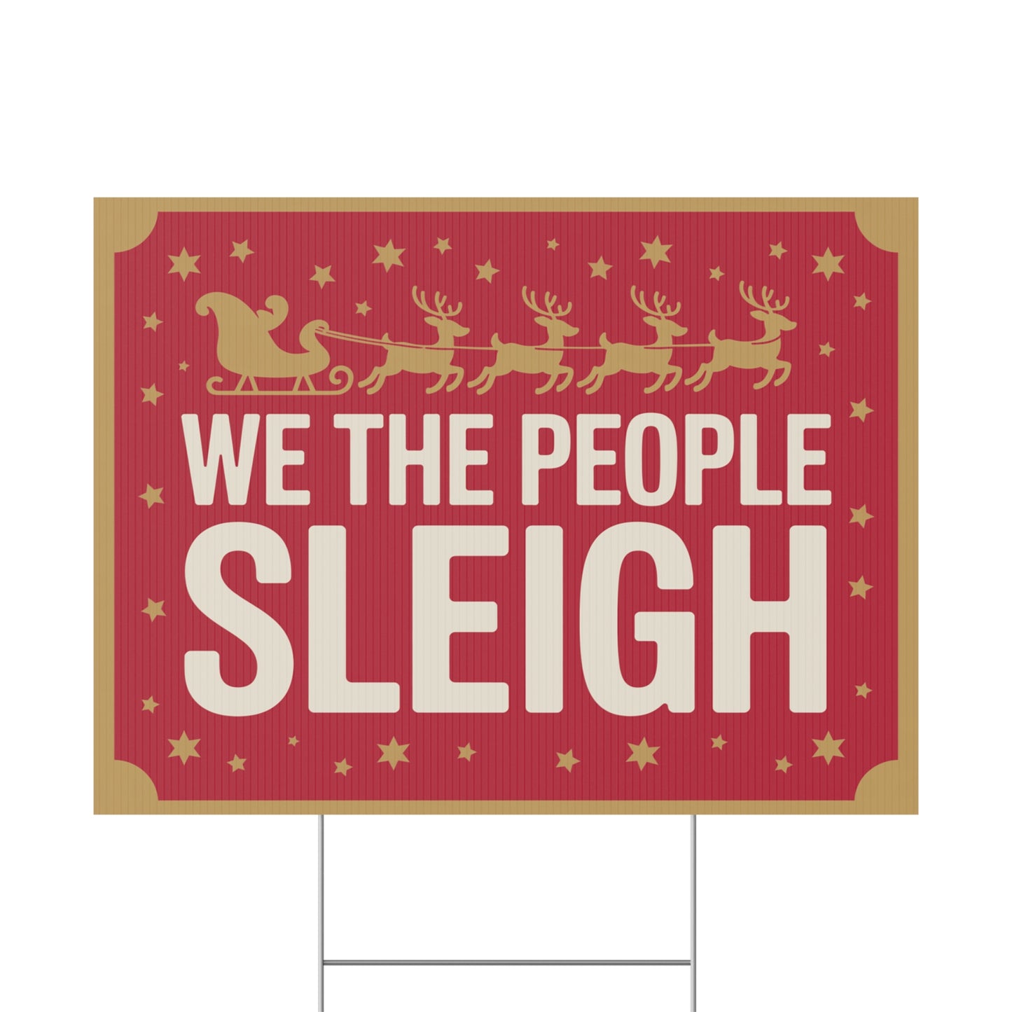 Wholesale Holiday Yard Signs - Funny Political and Civic Education - Unique, Retail Tested, High Profit Margin