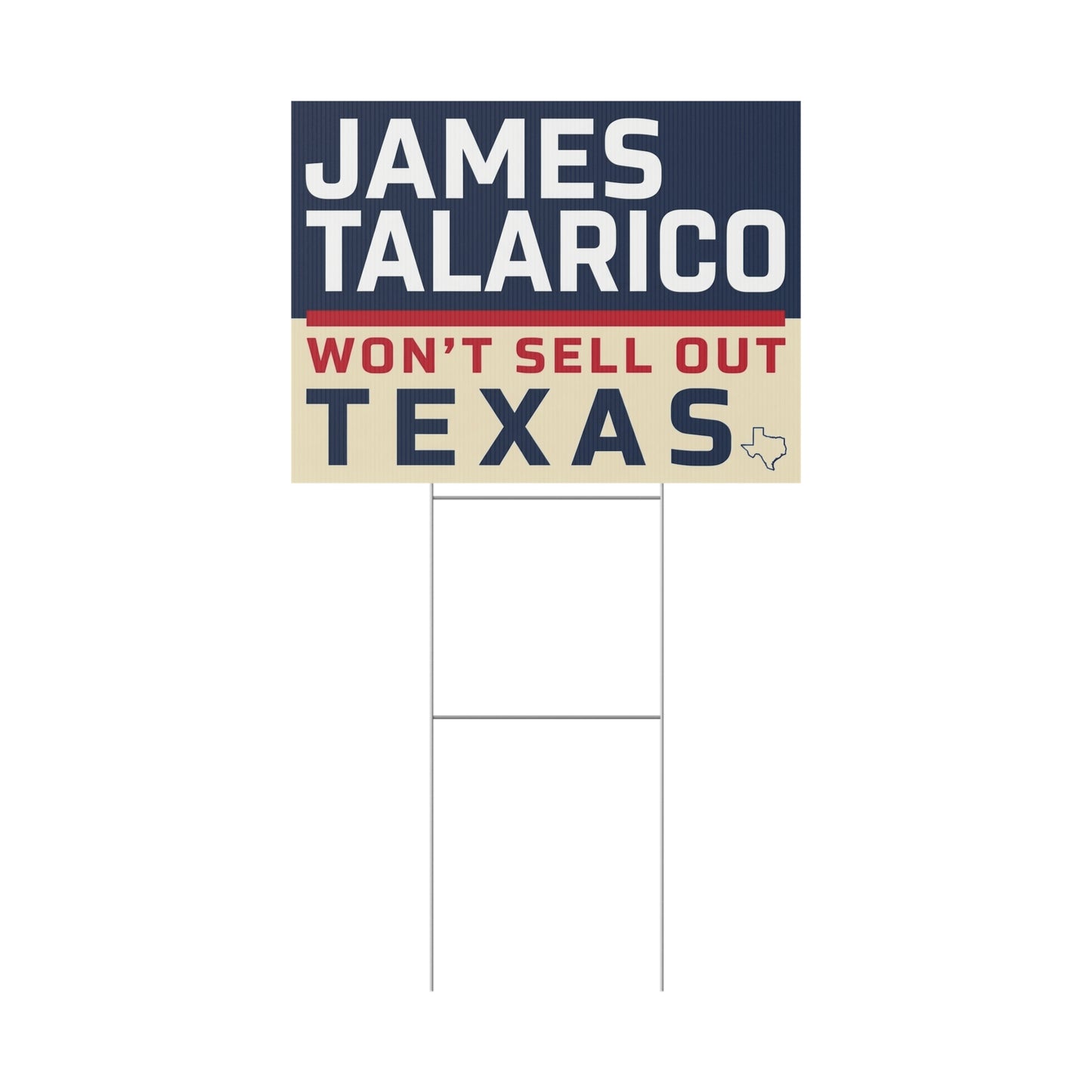 James Talarico Yard Sign, Texas Senate Yard Sign