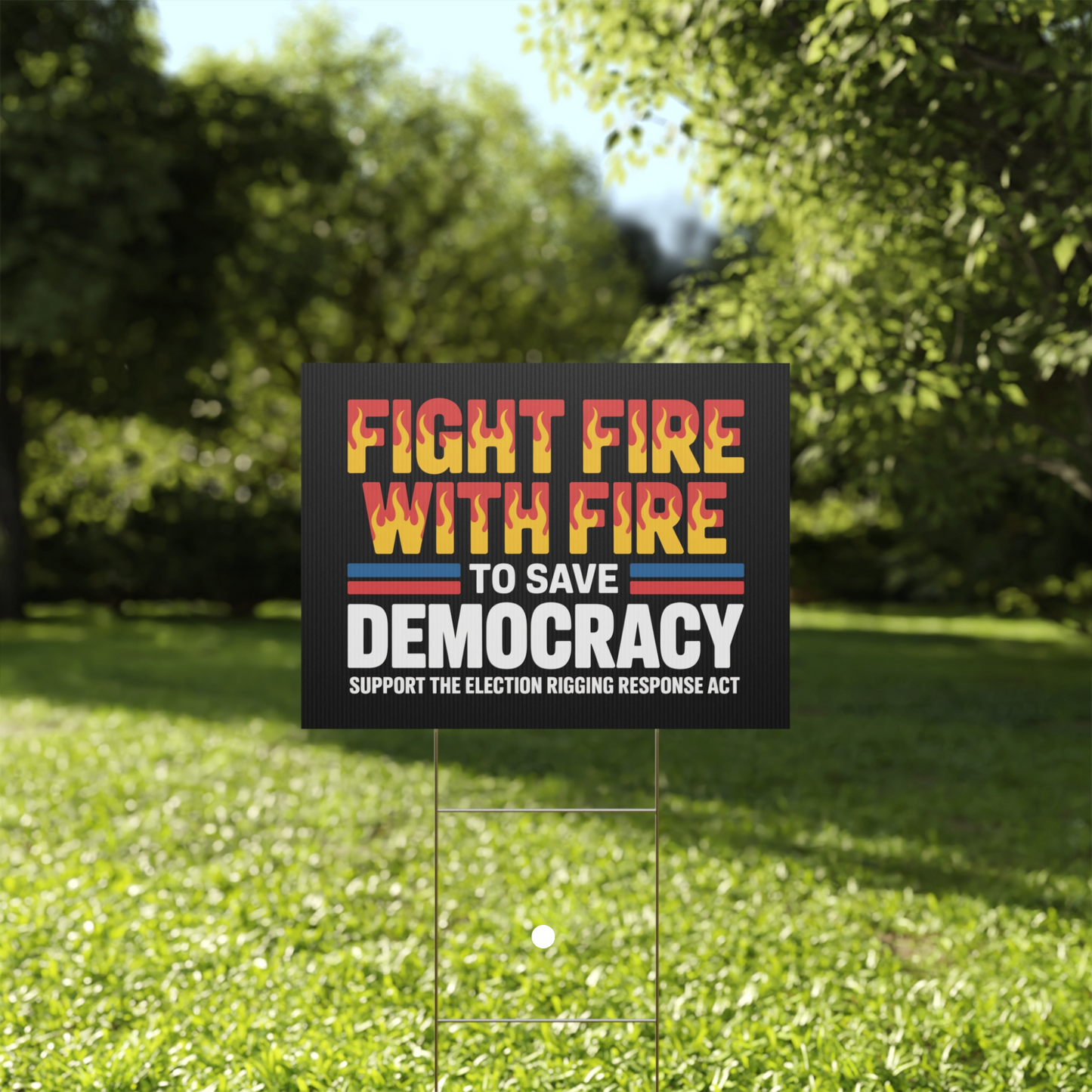 Prop 50 Yard Signs, 5 Pack, All 5 Designs Included, Election Rigging Response Act Yard Signs