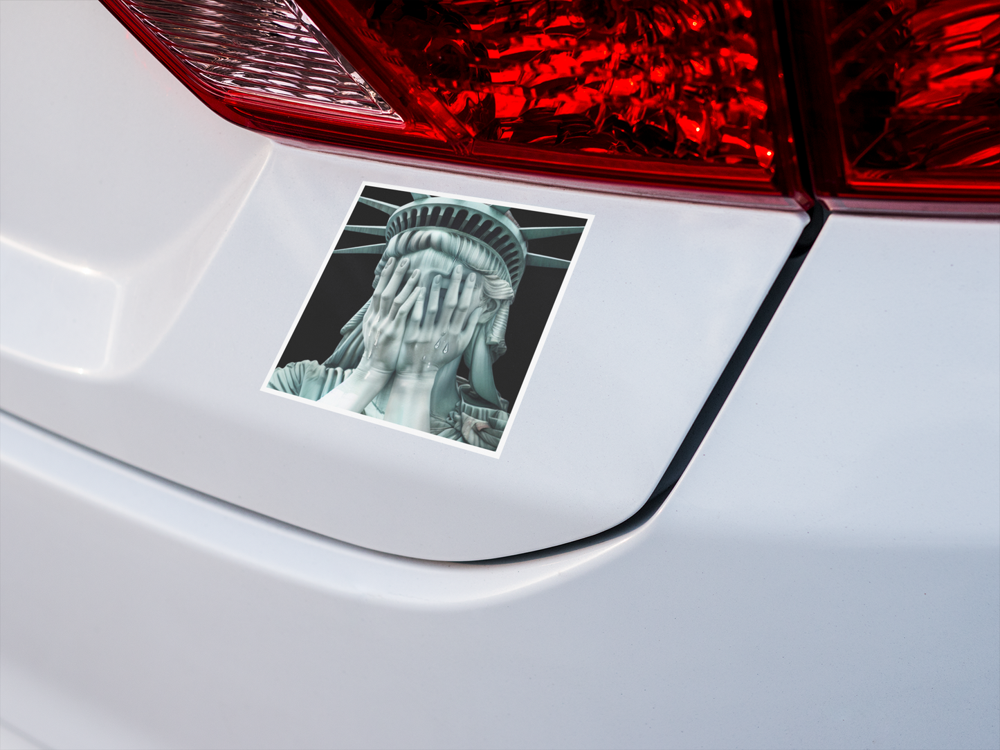 Civic Statement Wholesale Stickers 4" x 4" Gloss Weatherproof Vinyl - Top Selling Design - High Profit Margin