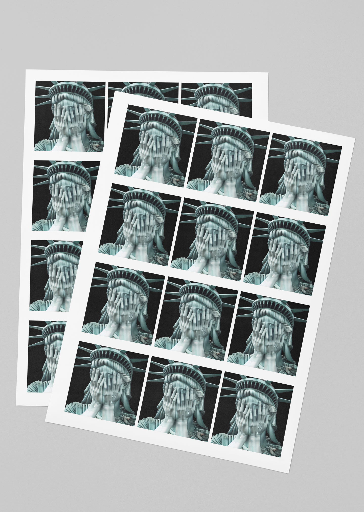 Civic Statement Wholesale Stickers 4" x 4" Gloss Weatherproof Vinyl - Top Selling Design - High Profit Margin