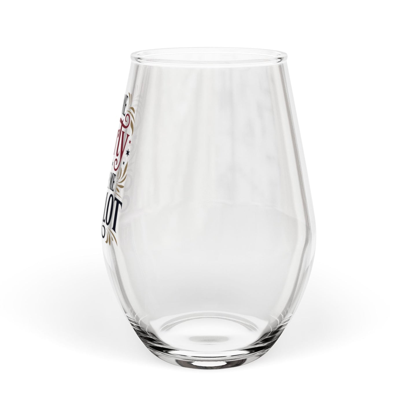 Give Me Liberty or Give Me Merlot Stemless Wine Glass, 11.75 oz, Anti Trump Gift, Freedom Gift, Patriotic Gift, Gift for Democrat