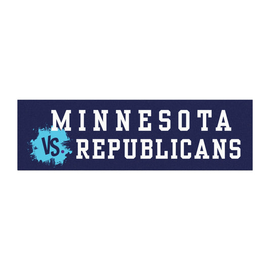 Minnesota vs Republicans Car Magnet Blue