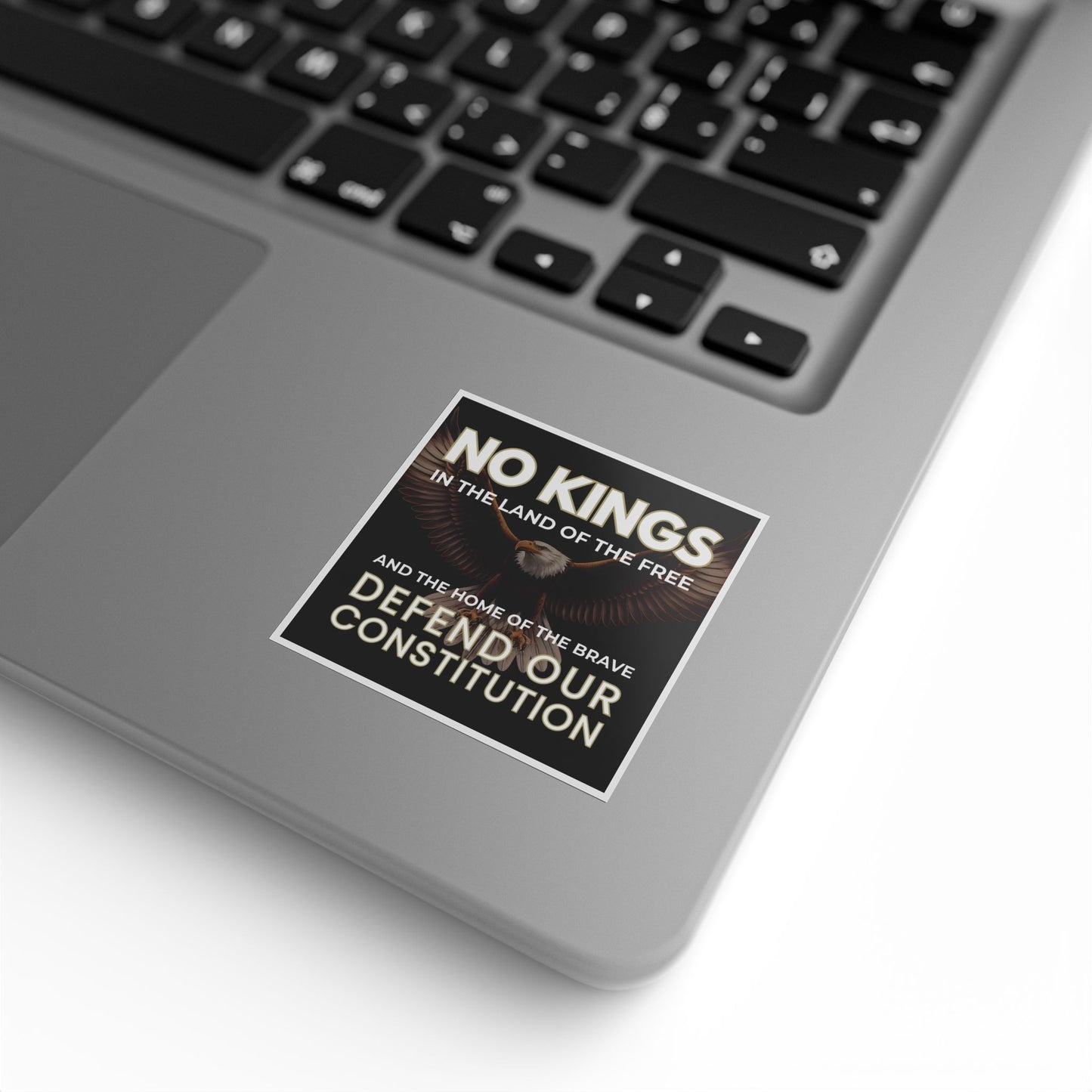 No Kings Wholesale Political Sticker Rolls – 2″×2″ Vinyl, Waterproof, High Turnover & Profit Margin