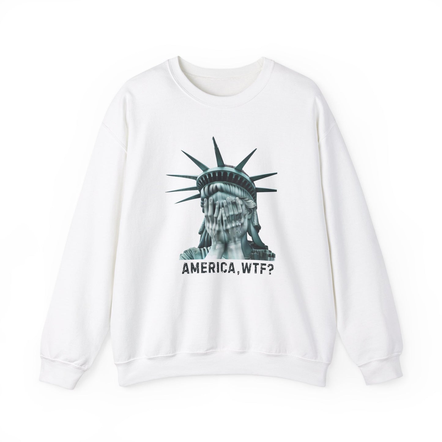 Anti-Trump America WTF Sweatshirt – Pro-Democracy Political Activism Apparel