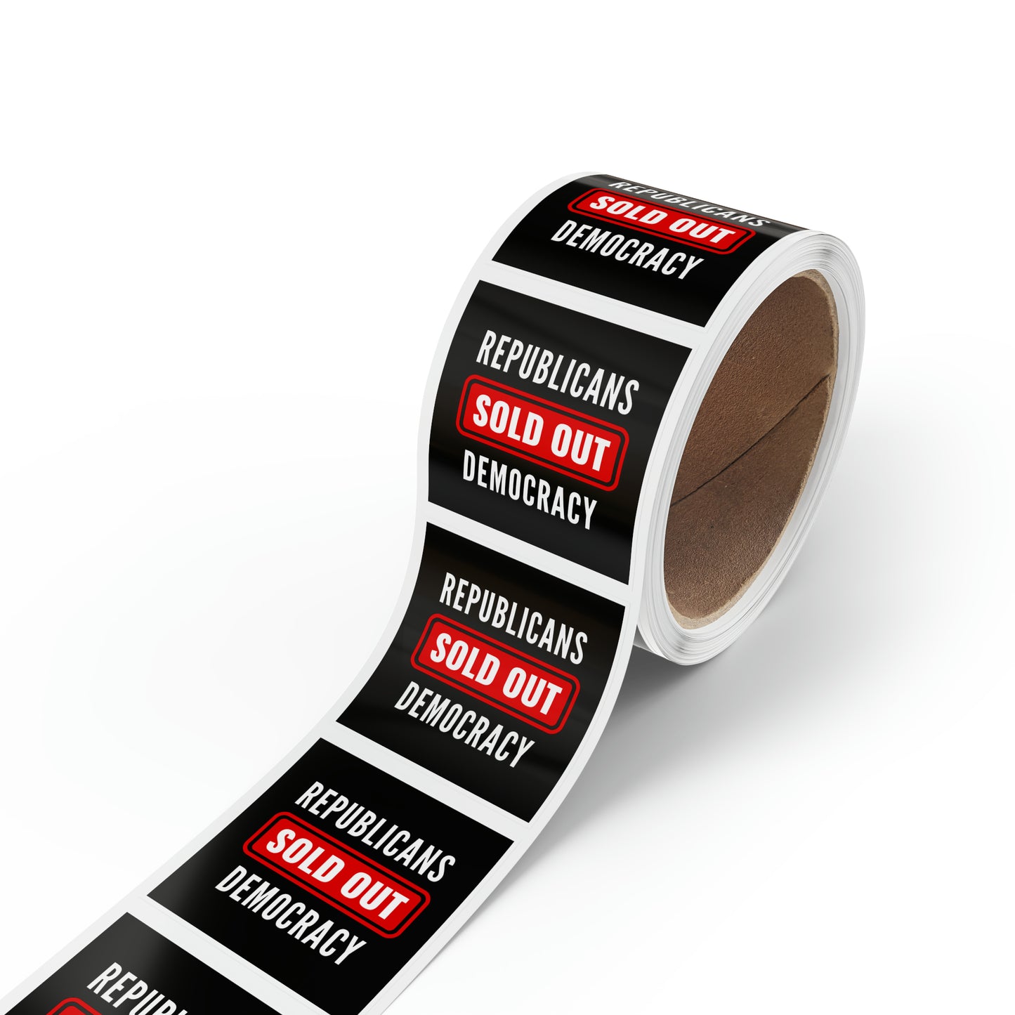 Republicans Sold Out Democracy Sticker Rolls, 50, 100 or 250, Free Shipping, Democracy Signs, Vote Sticker, Democrat Sticker