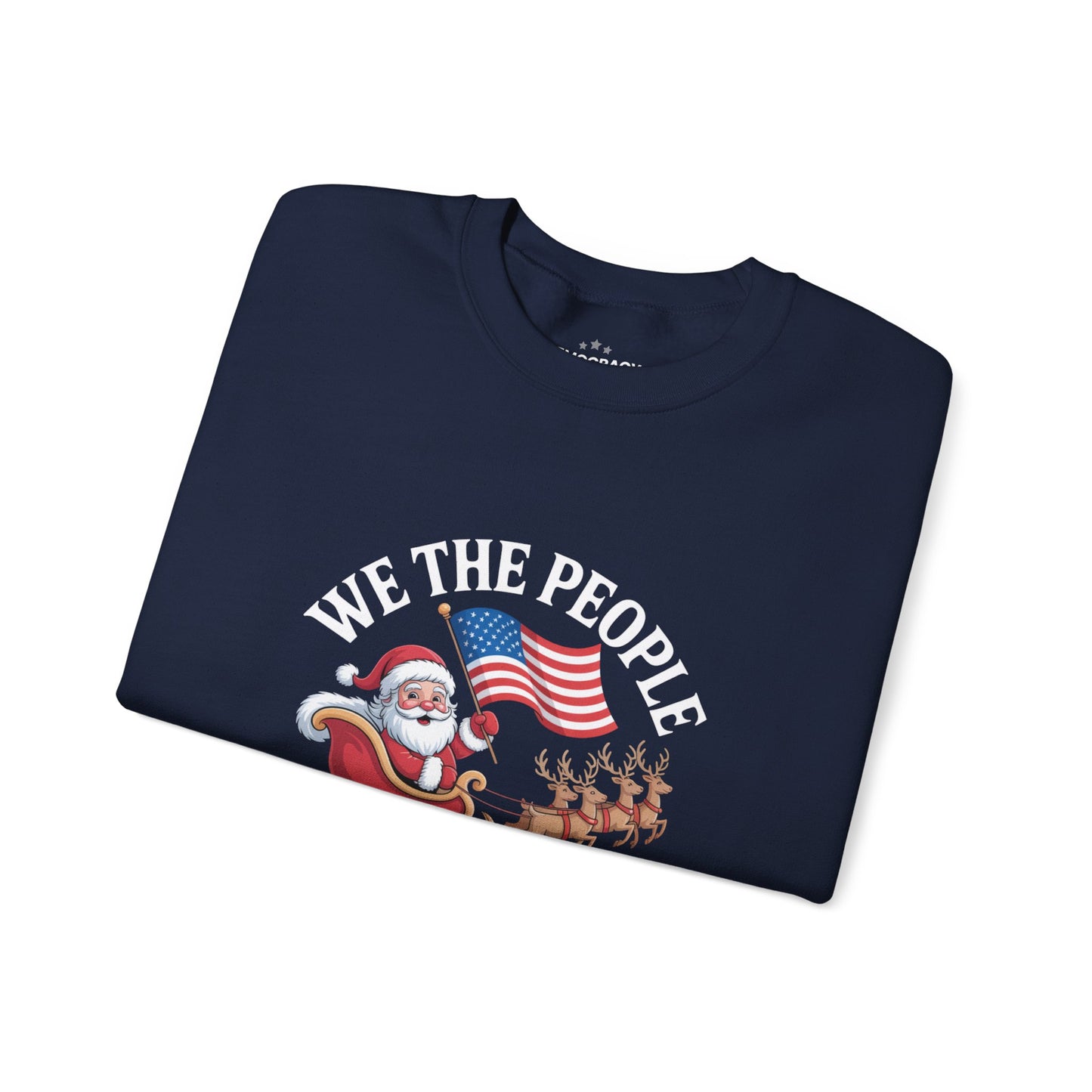 We the People Sleigh Sweatshirt, Merry Resistmas Sweatshirt, Holiday Sweatshirt, Christmas Sweatshirt, Unisex, Many Colors, Free Shipping
