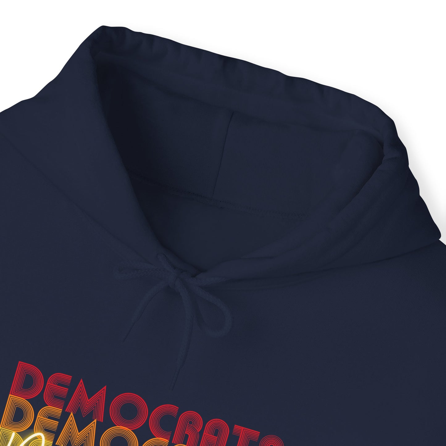 Democracy Hoodie, Democrats Do Democracy, Unisex Hooded Sweatshirt, 100% Cotton, Multiple Colors