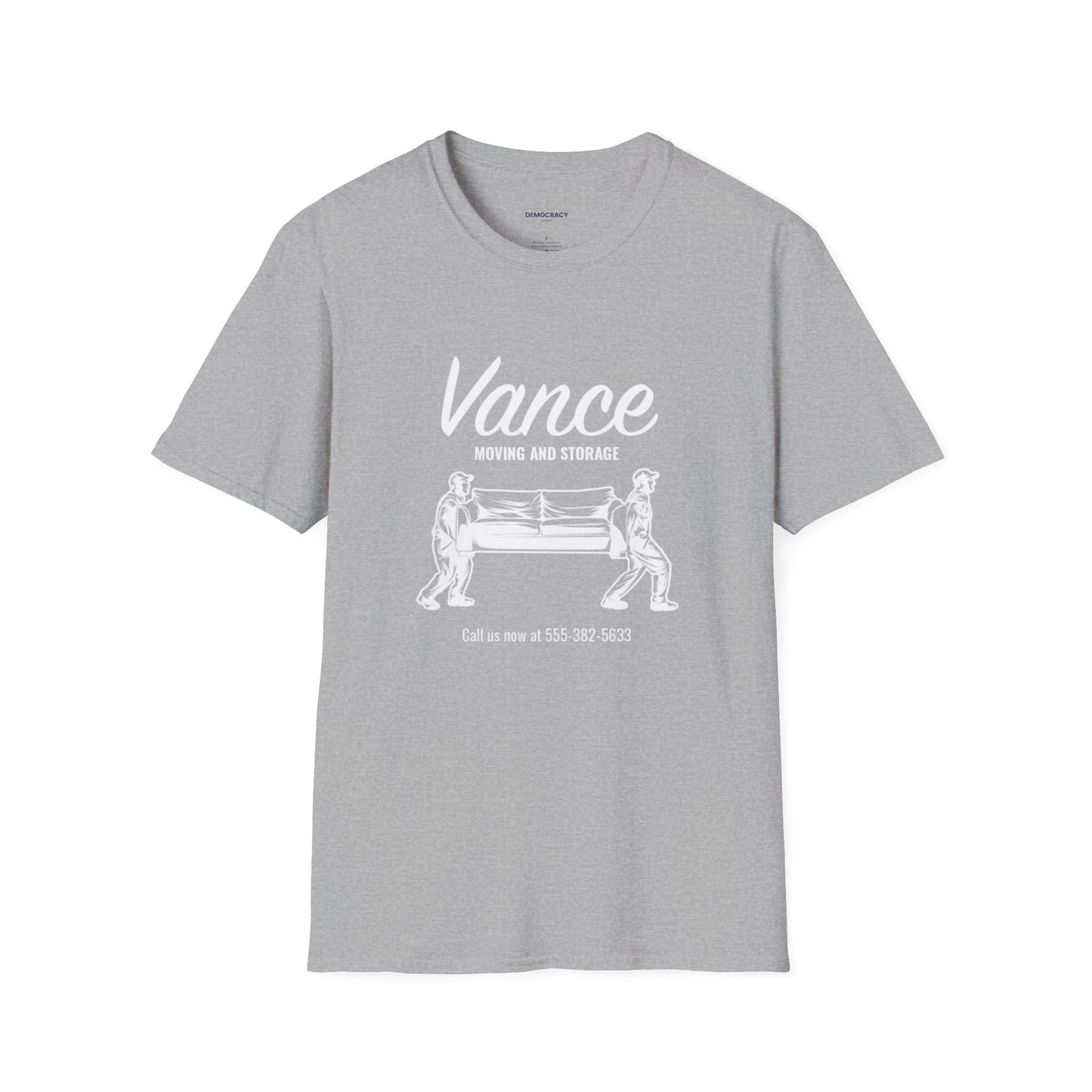 JD Vance Couch Shirt Soft, Unisex Style, Multiple Colors, Front and Back Print