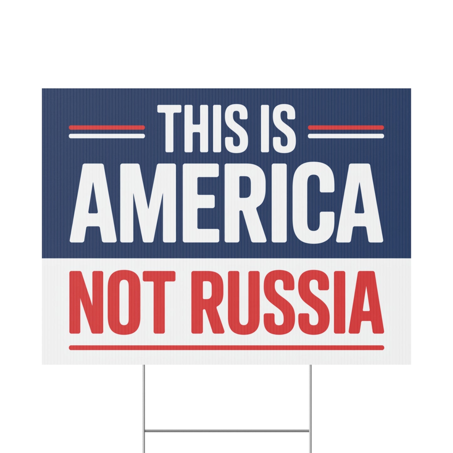 This is America Not Russia Yard Sign, Trump Takeover Signs, Free DC Sign, Hands Off Signs, Anti Trump Yard Signs, Resistance Yard Signs