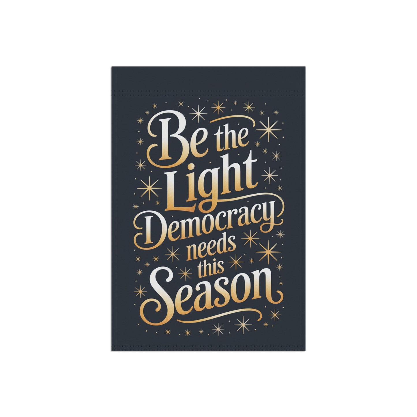 Democracy Holiday Garden Flag, Christmas Garden Flag, Holiday Garden Flag, Funny Political Holiday Decor, Democracy Gift, Free Shipping