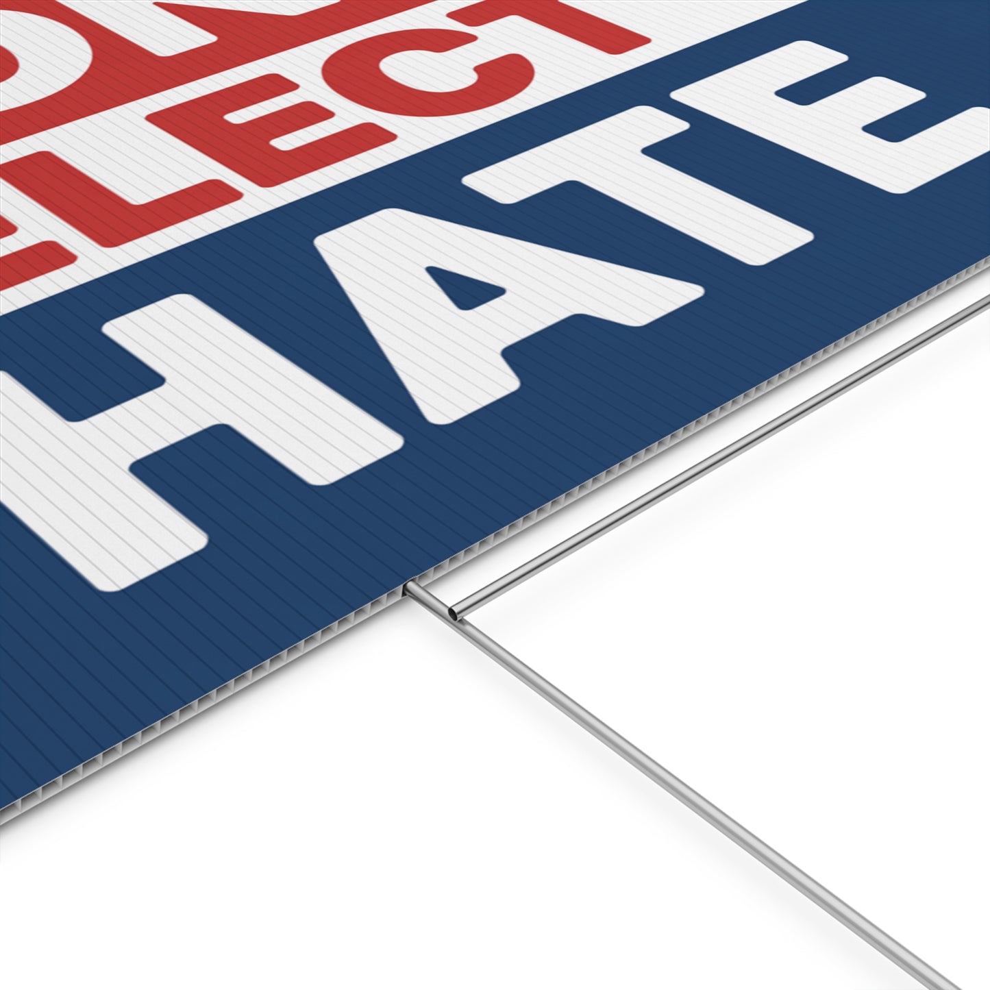 Don't Elect Hate Yard Sign, Anti Trump Yard Sign, Anti Maga Yard Sign, Political Yard Sign, Print on Both Sides, Multiple Sizes