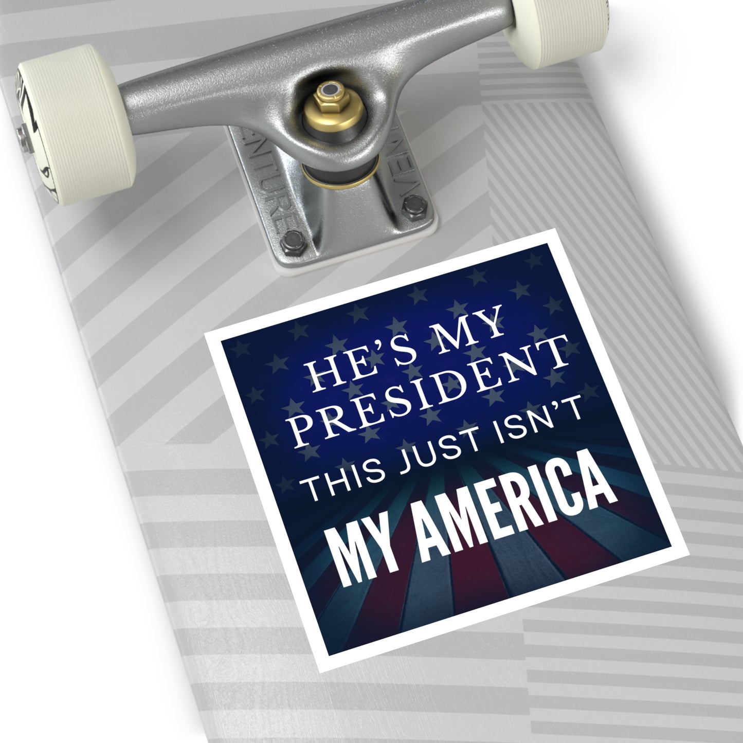 Anti Trump Sticker, My President Not My America Sticker