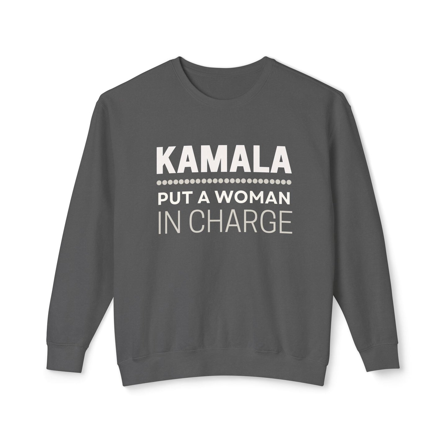 Kamala Harris Sweatshirt, Put a Woman in Charge, Soft, Relaxed Style, Fall Colors