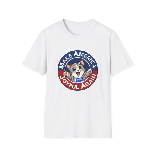 Make America Joyful Again TShirt, Harris Walz Shirt, Soft, Unisex Style, Multiple Colors, Free Shipping